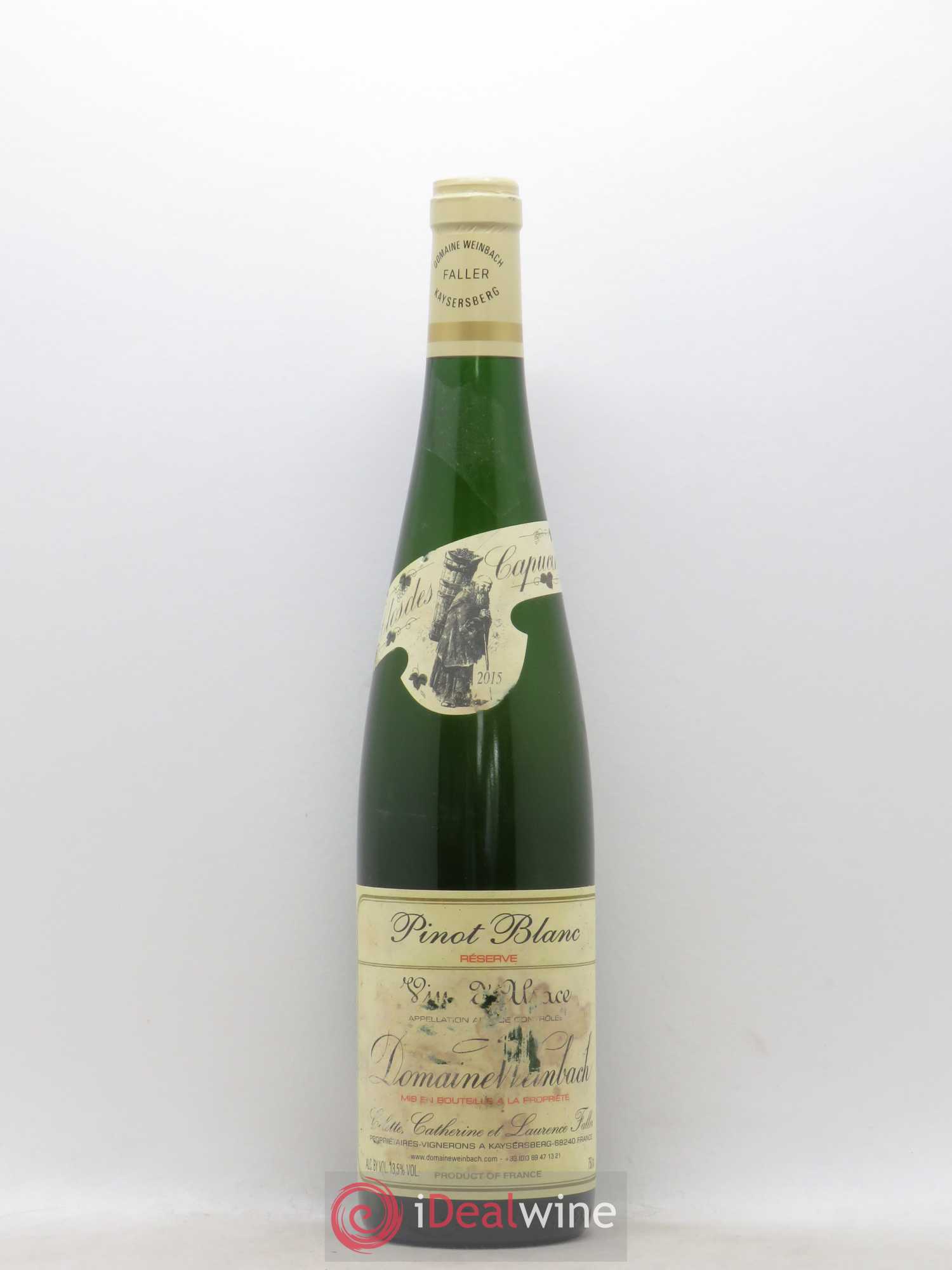 Alsace Pinot Blanc Weinbach (Domaine) Réserve Clos des Capucins 2015 - Posten von 1 Flasche - 0