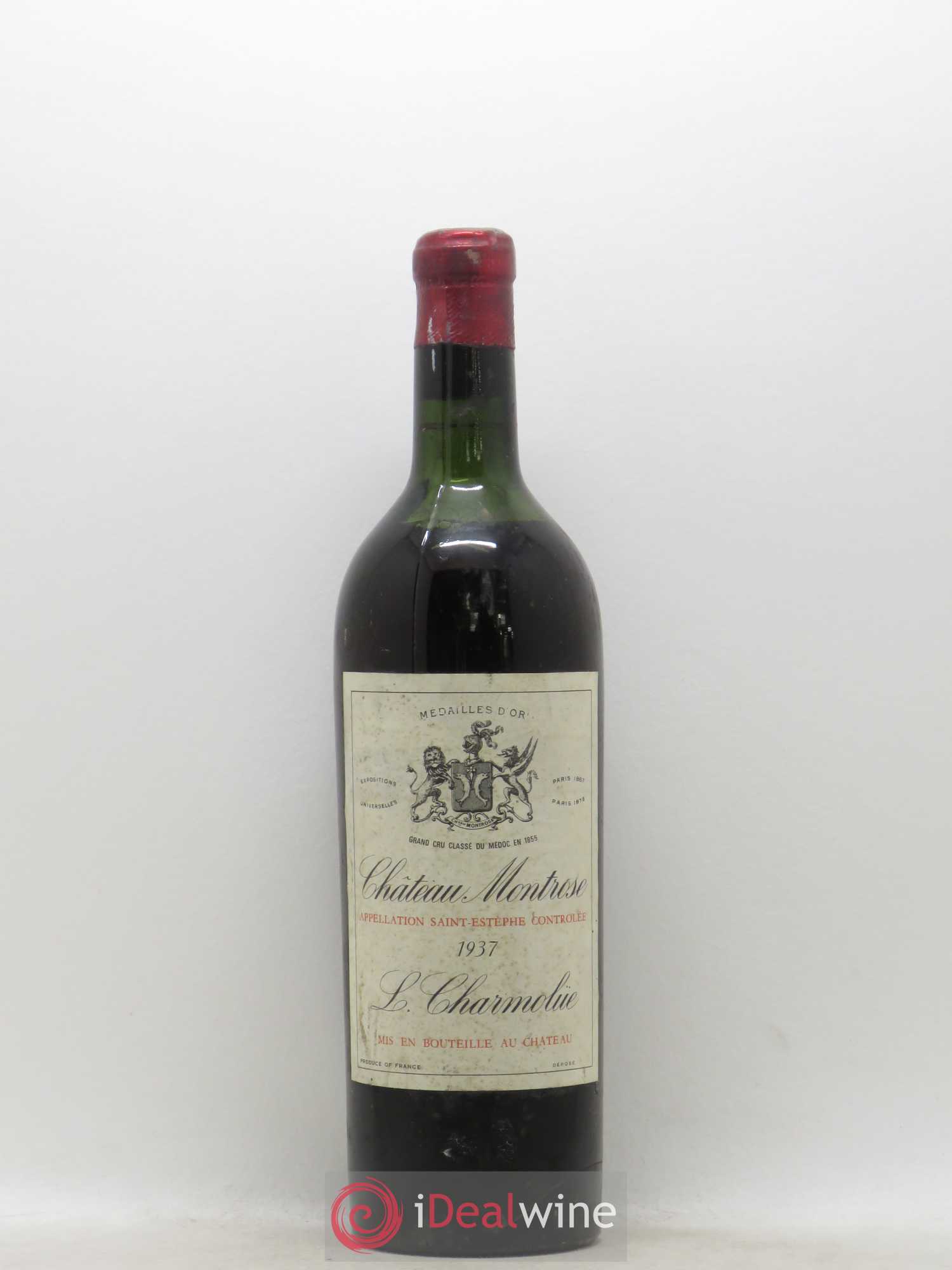 Château Montrose 2ème Grand Cru Classé 1937 - Lot de 1 bouteille - 0