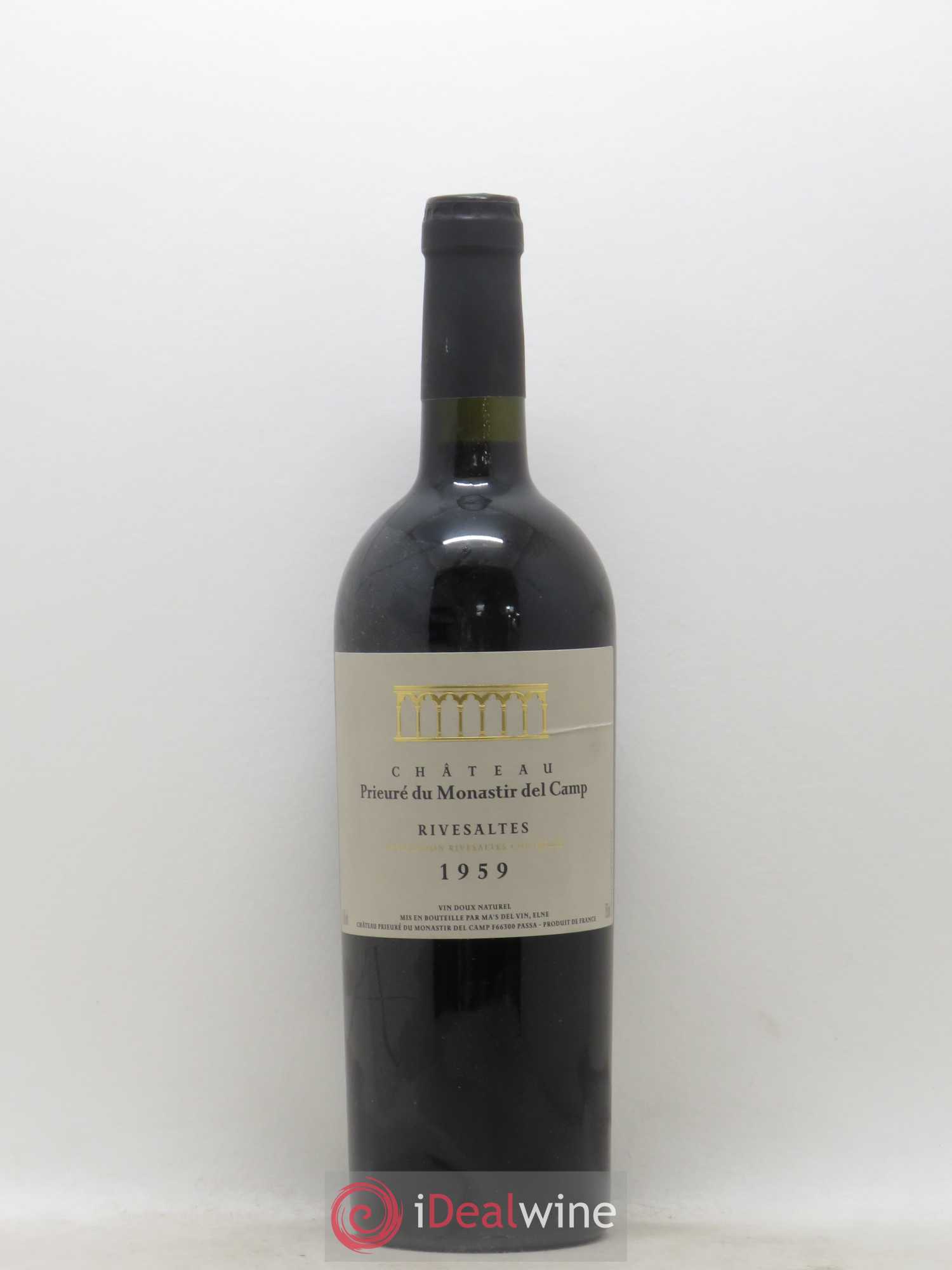 Rivesaltes Château Prieuré du Monastir del Camp 1959 - Posten von 1 Flasche - 0