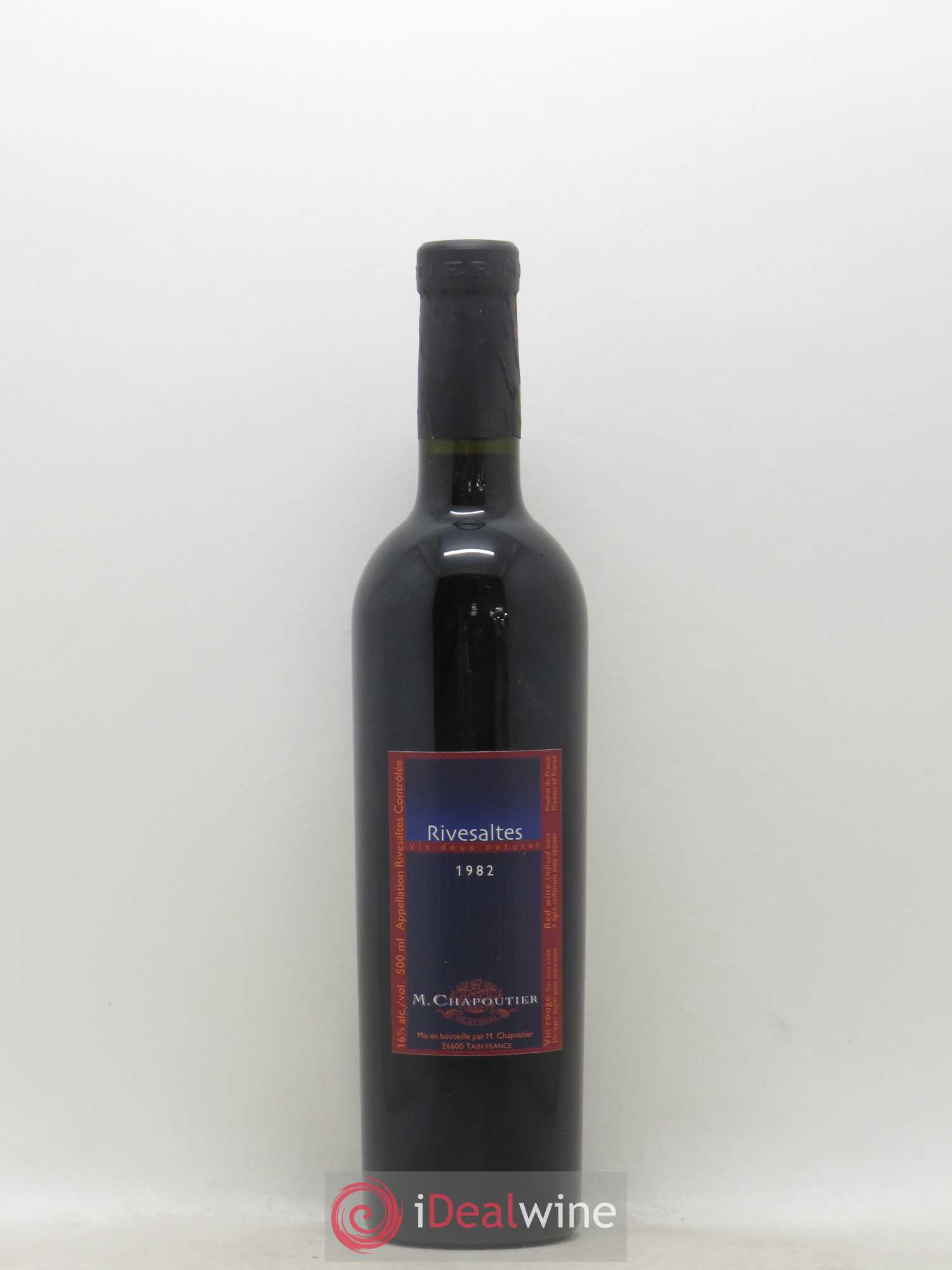 Rivesaltes Chapoutier 50cl 1982 - Posten von 1 Flasche - 0