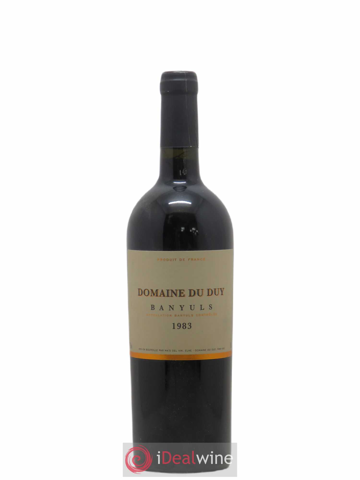 Banyuls Domaine du Duy (sans prix de réserve) 1983 - Posten von 1 Flasche - 0