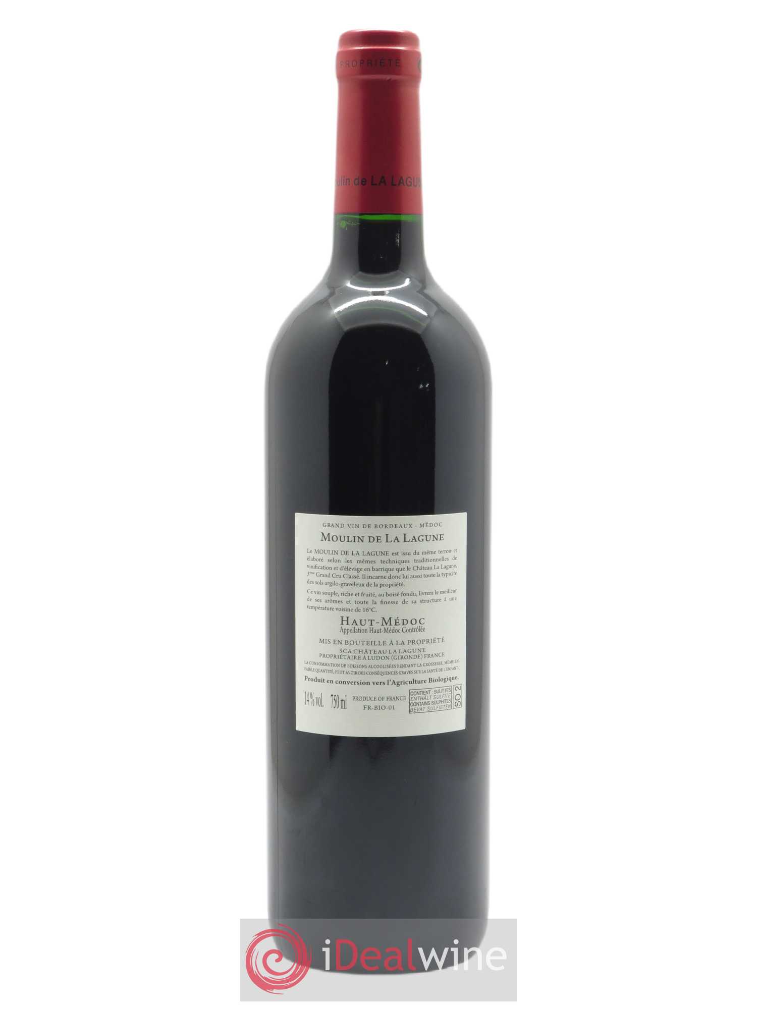 Moulin de La Lagune Second Vin 2015 - Lot de 1 bouteille - 1