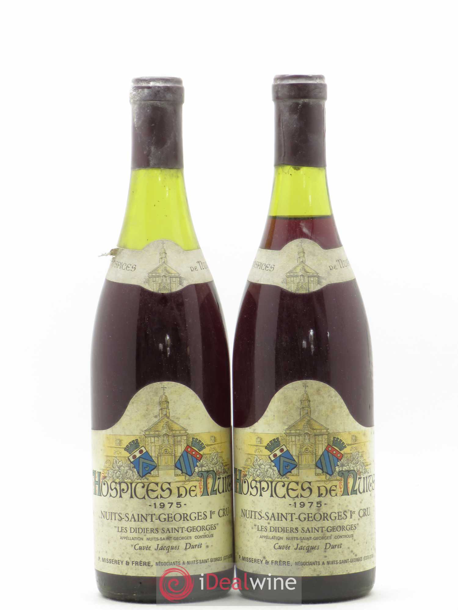 Nuits-Saint-Georges 1er Cru Hospices de Nuits Cuvée Jacques Duret Les Didiers 1975 - Posten von 2 Flaschen - 0
