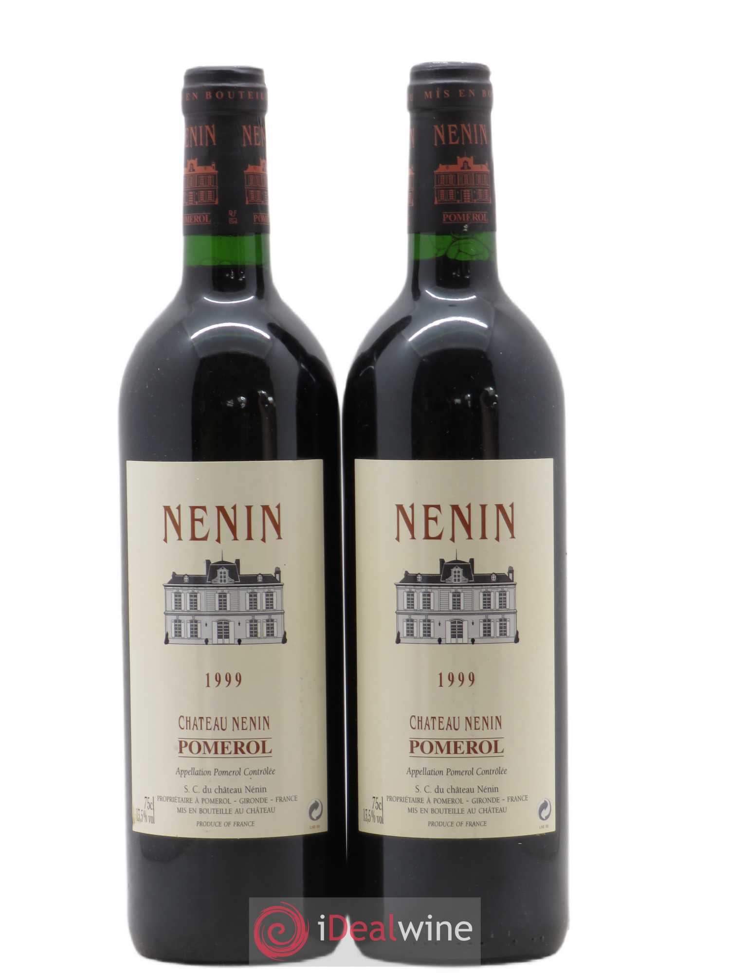 Château Nenin 1999 - Lot de 2 bouteilles - 0
