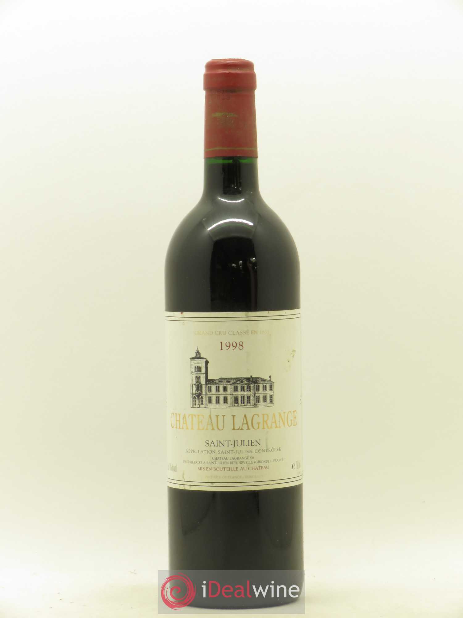Château Lagrange 3ème Grand Cru Classé 1998 - Lot de 1 bouteille - 0