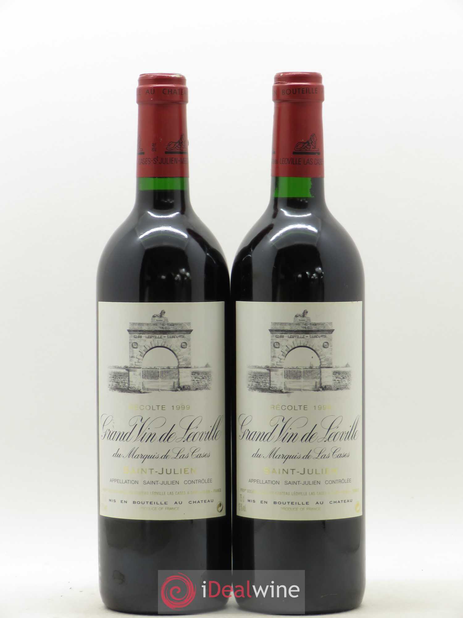 Château Léoville Las Cases 2ème Grand Cru Classé 1999 - Lot de 2 bouteilles - 0