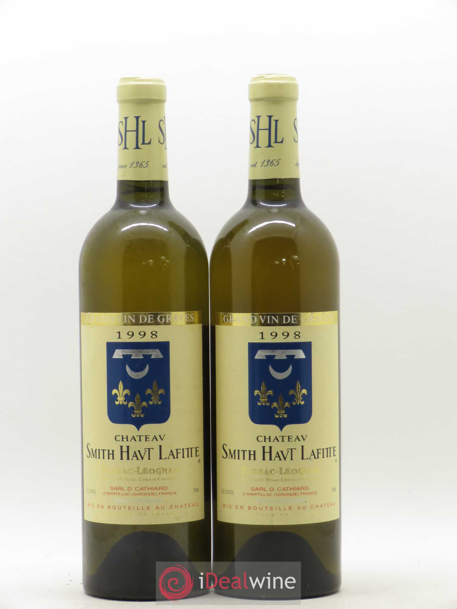 Château Smith Haut Lafitte 1998 - Lot de 2 bouteilles - 0