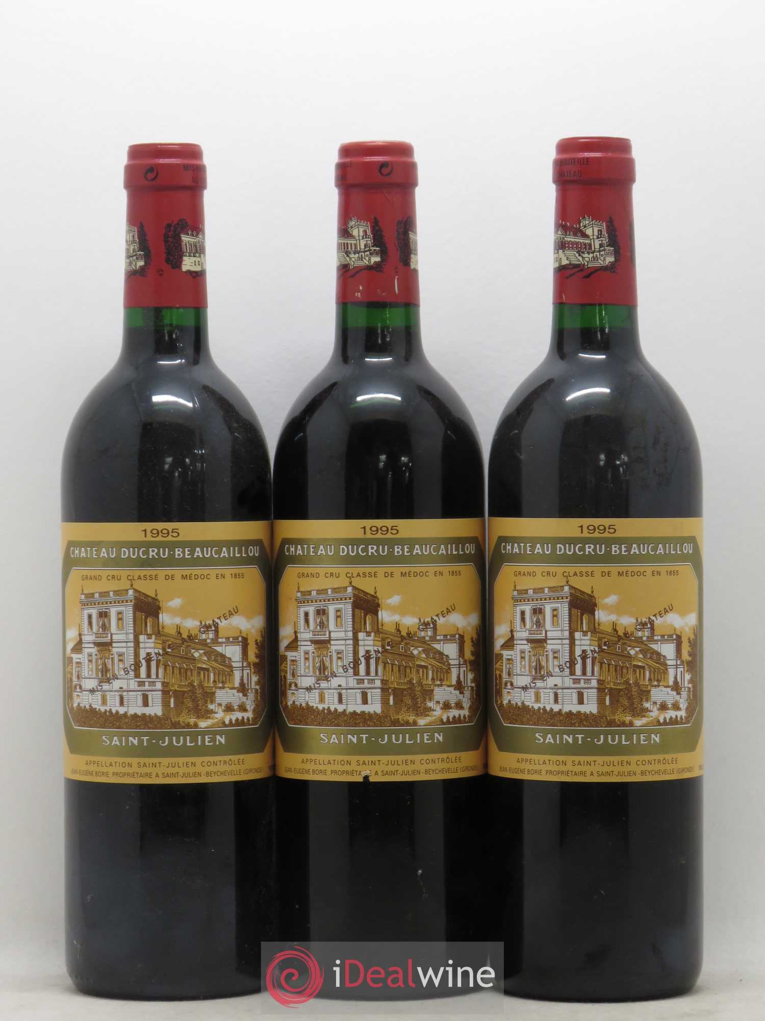 Château Ducru Beaucaillou 2ème Grand Cru Classé 1995 - Lot de 3 bouteilles - 0