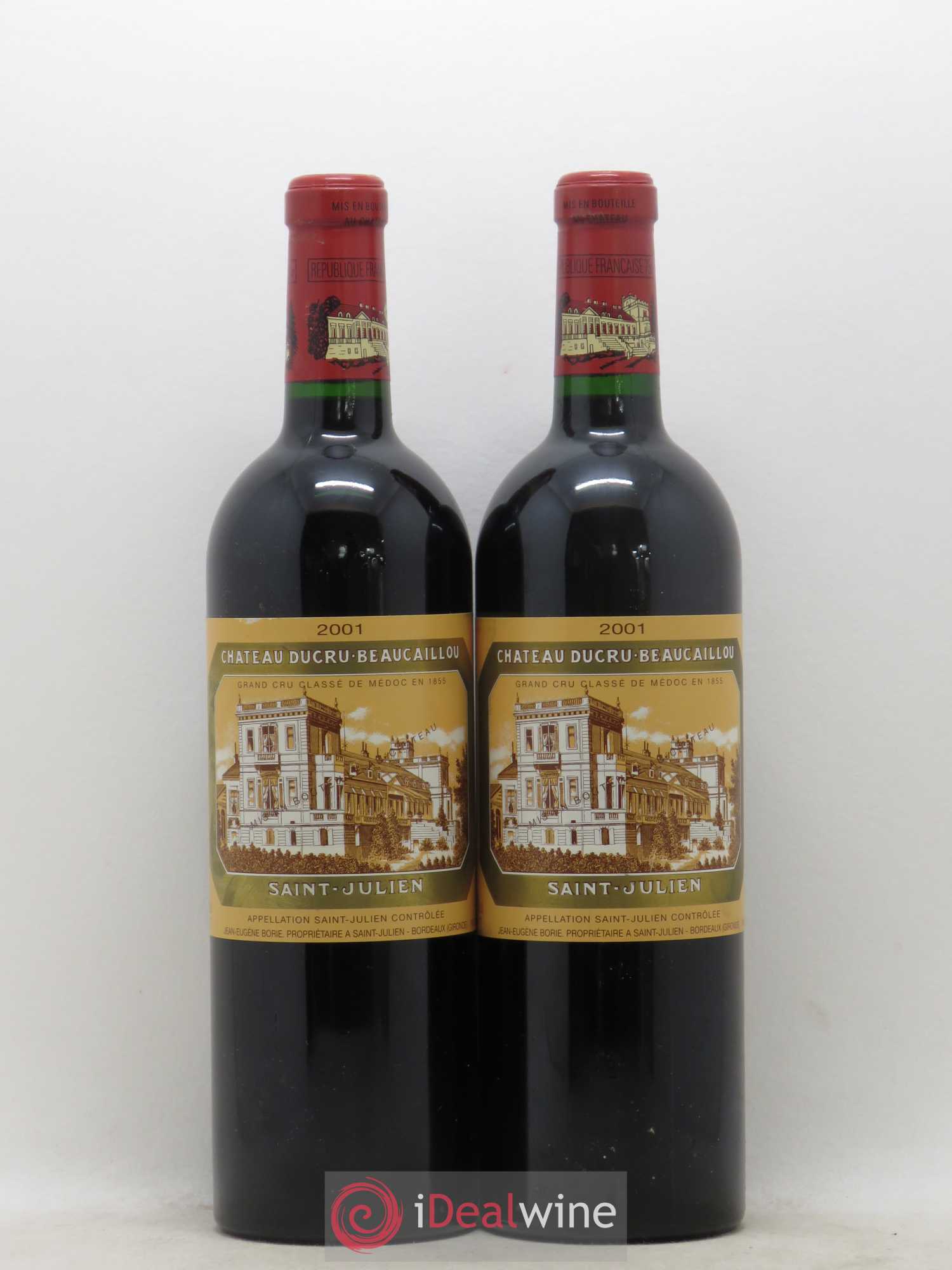 Château Ducru Beaucaillou 2ème Grand Cru Classé 2001 - Lot de 2 bouteilles - 0