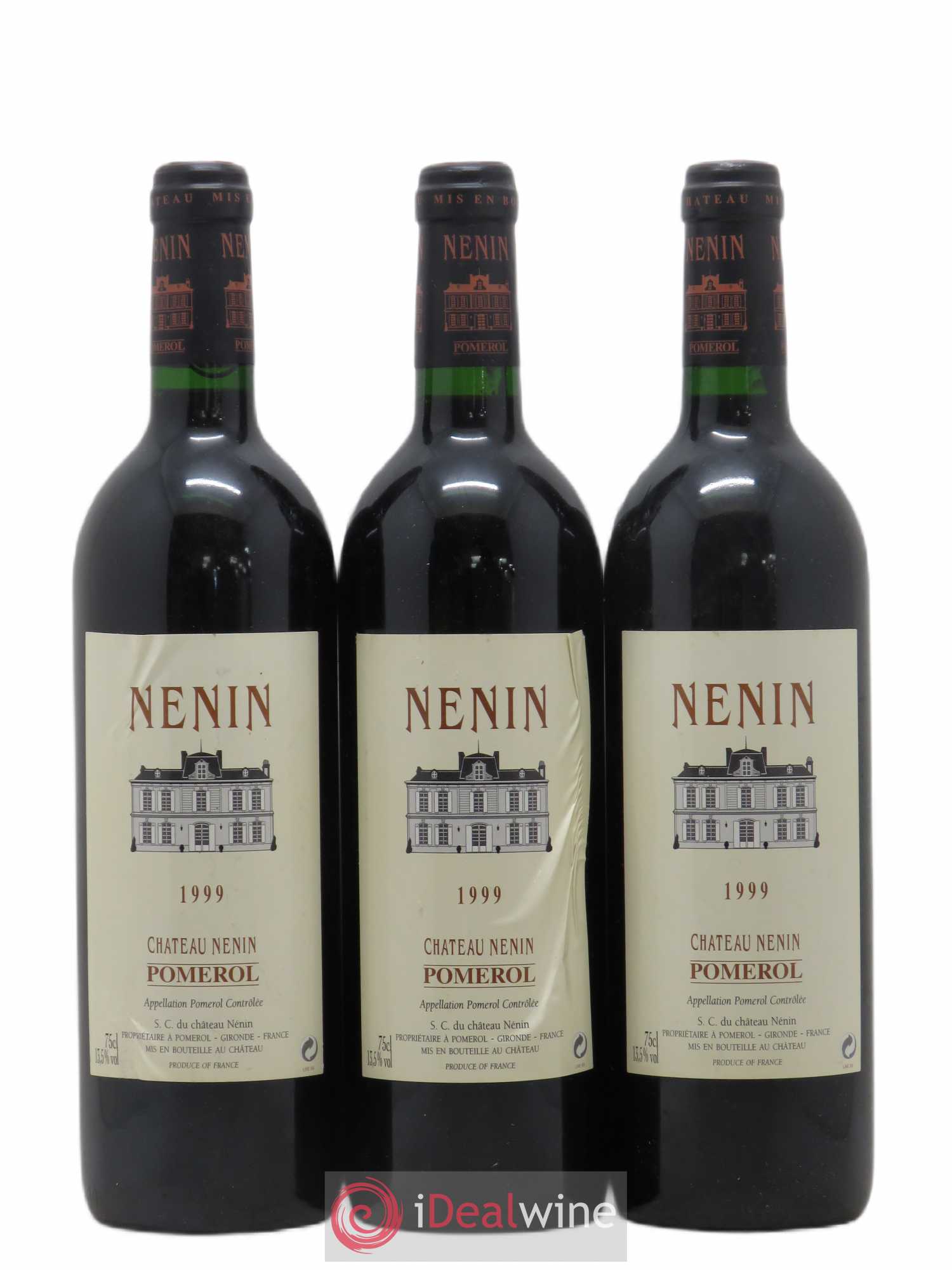 Château Nenin 1999 - Lot de 3 bouteilles - 0