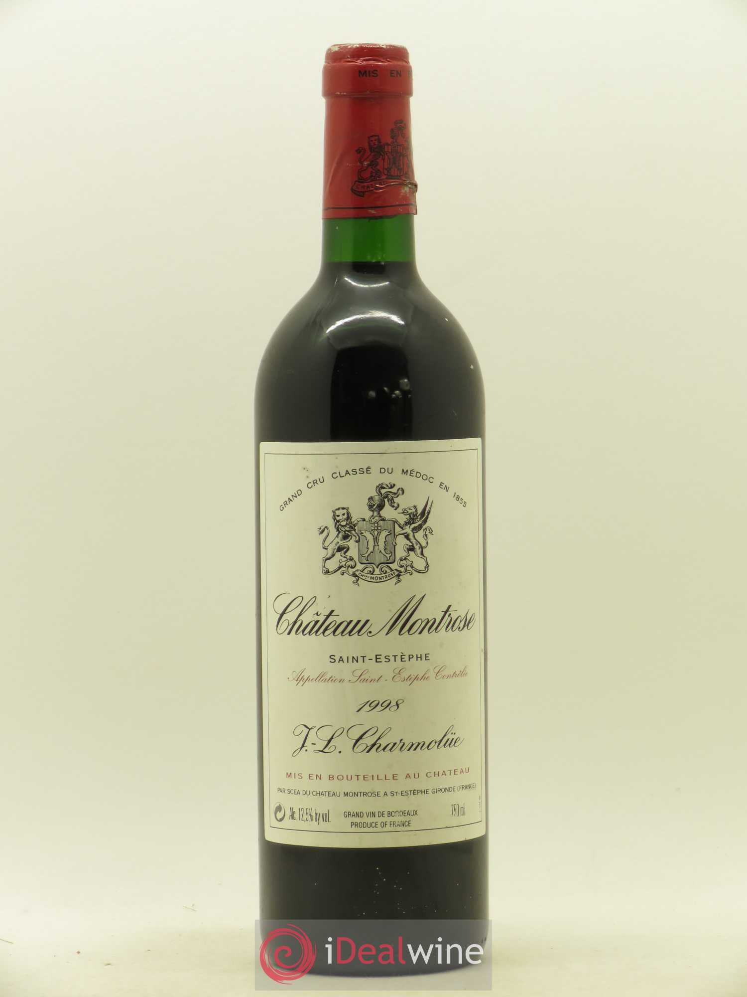 Château Montrose 2ème Grand Cru Classé 1998 - Lot de 1 bouteille - 0