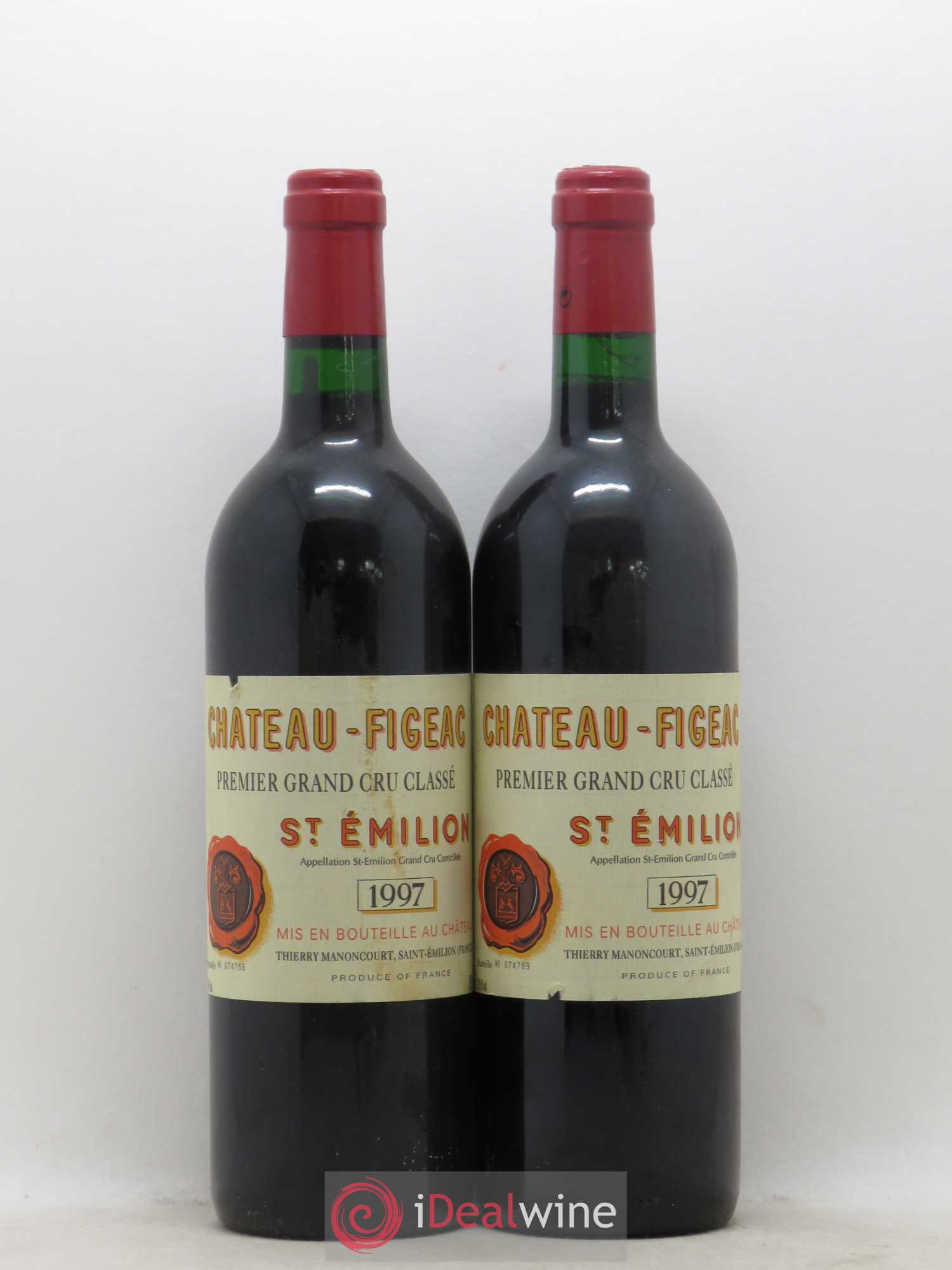 Château Figeac 1er Grand Cru Classé A 1997 - Lot de 2 bouteilles - 0
