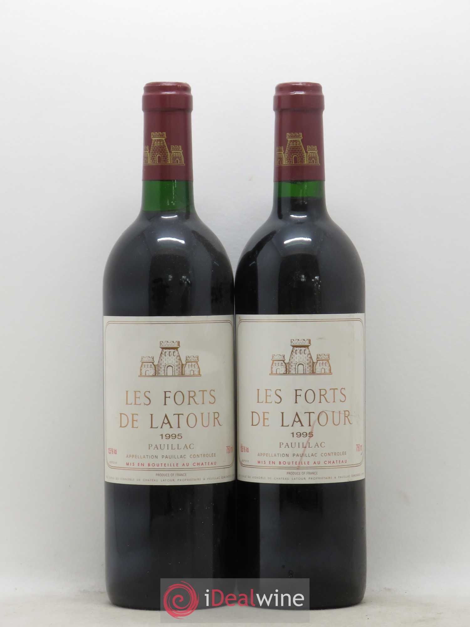 Les Forts de Latour Second Vin 1995 - Lot de 2 bouteilles - 0