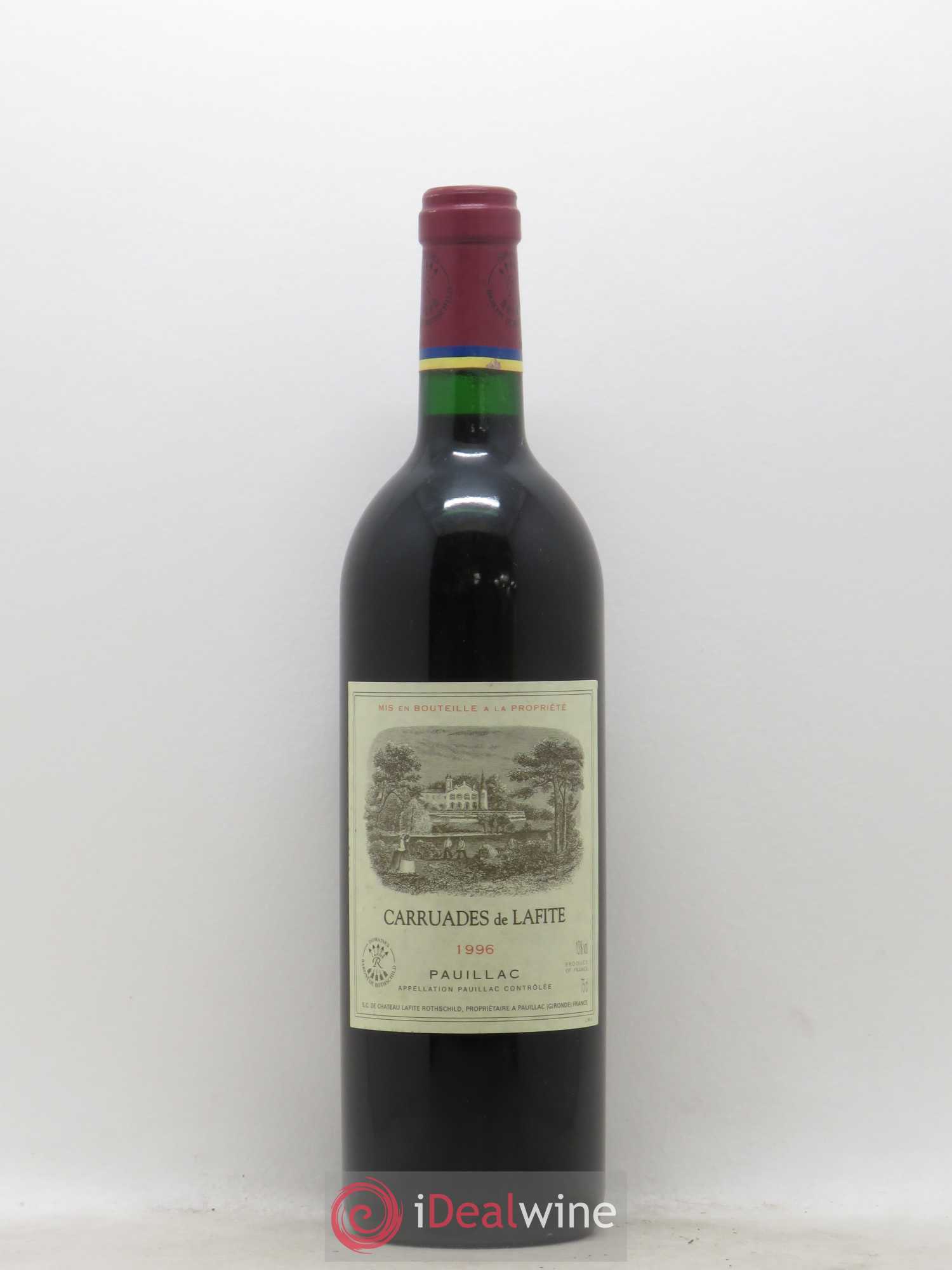 Carruades de Lafite Rothschild Second Vin 1996 - Lot de 1 bouteille - 0