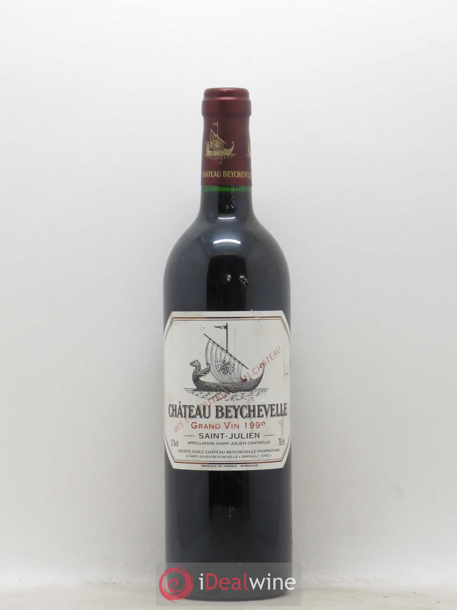 Château Beychevelle 4ème Grand Cru Classé 1999 - Lot de 1 bouteille - 0