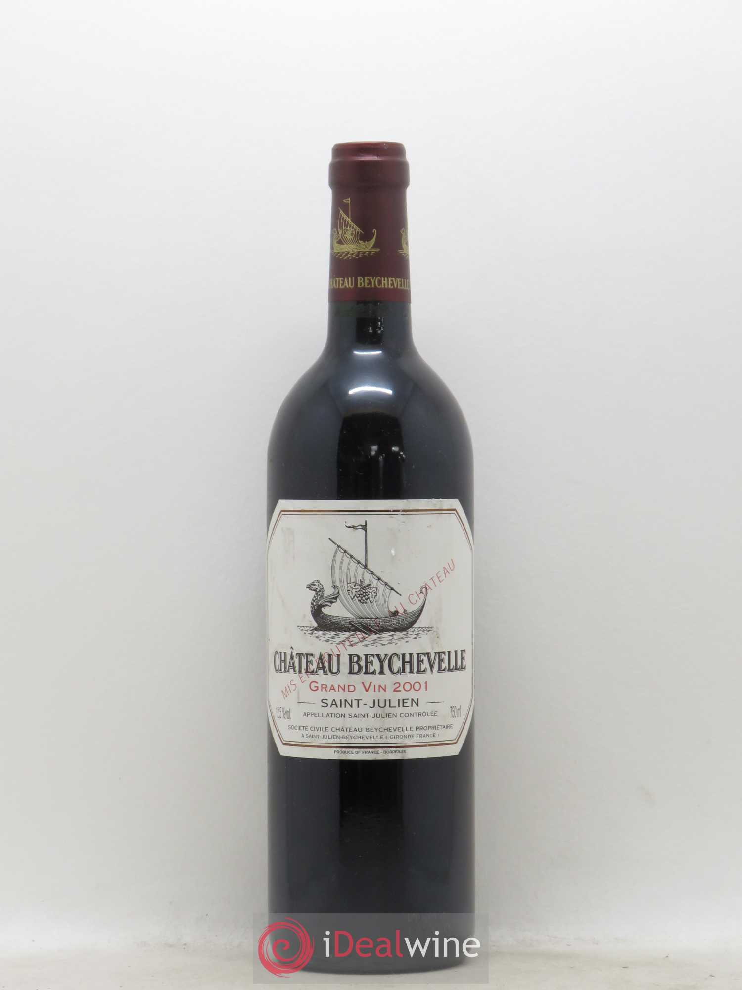 Château Beychevelle 4ème Grand Cru Classé 2001 - Lot de 1 bouteille - 0