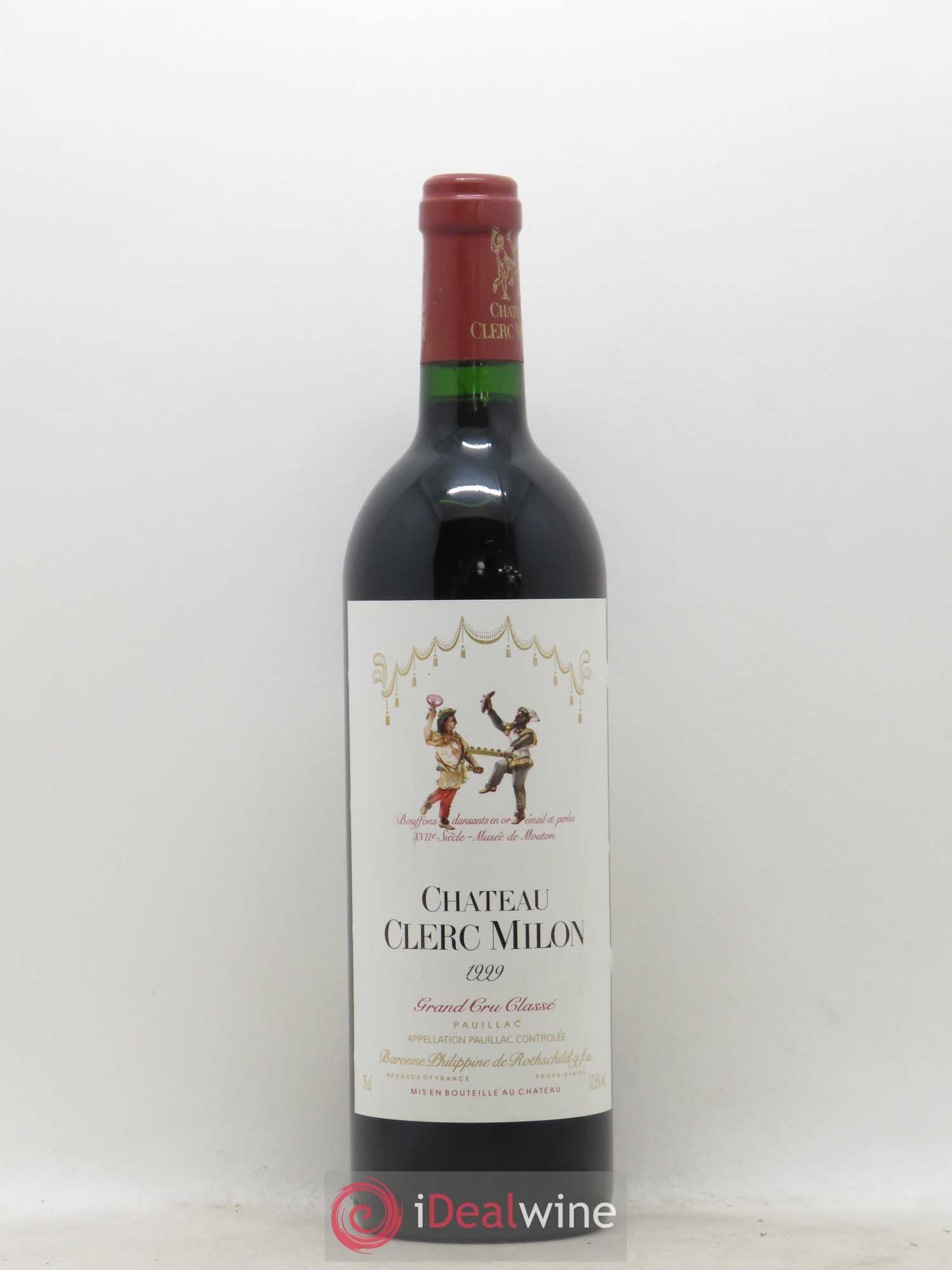 Château Clerc Milon 5ème Grand Cru Classé 1999 - Lot de 1 bouteille - 0