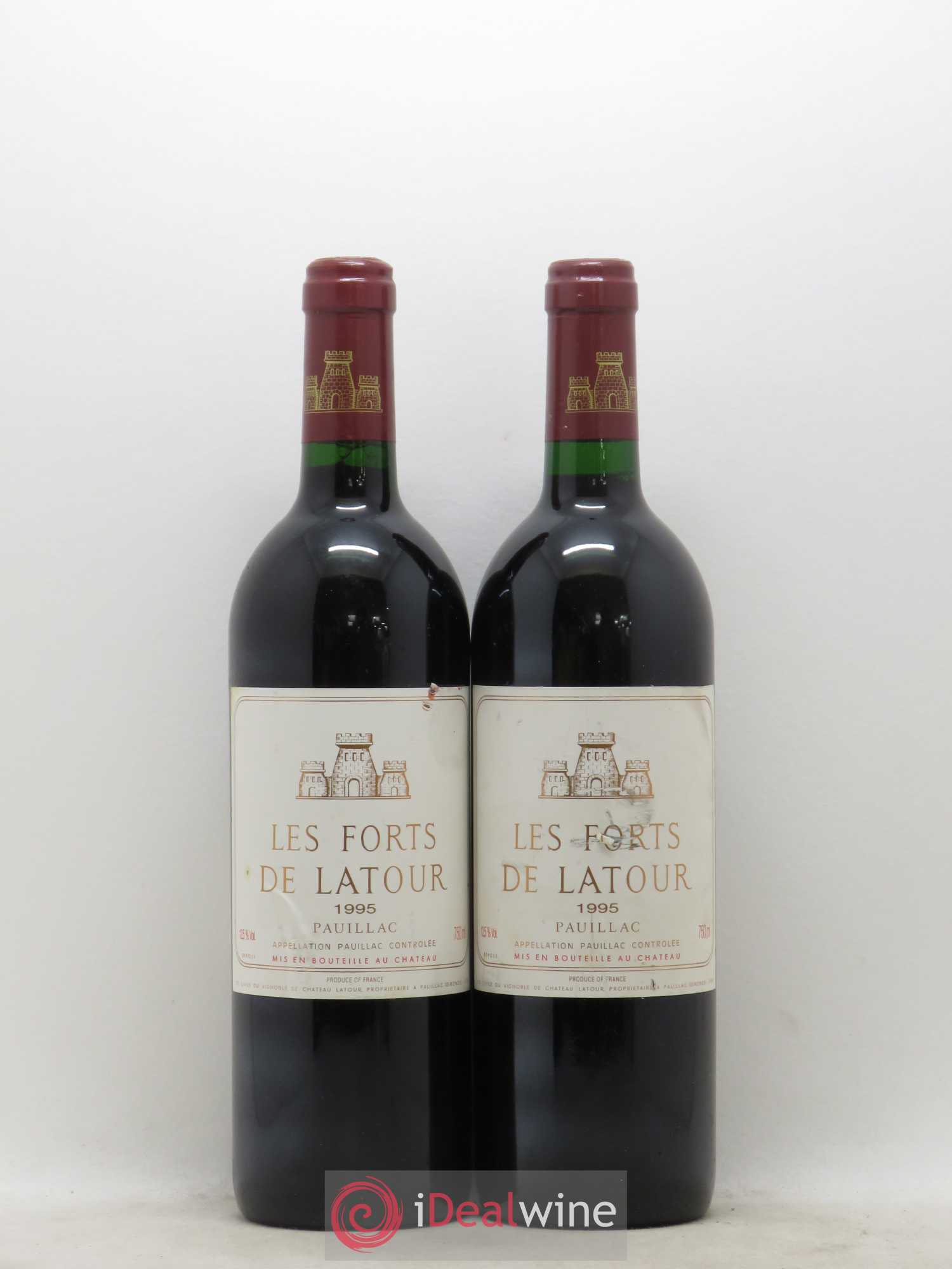 Les Forts de Latour Second Vin 1995 - Lot de 2 bouteilles - 0