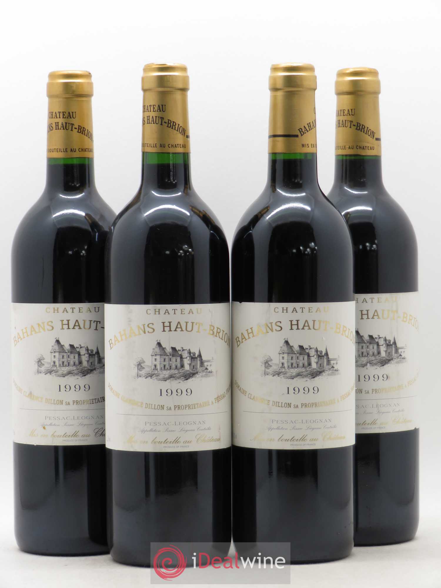 Clarence (Bahans) de Haut-Brion Second Vin 1999 - Lot de 4 bouteilles - 0