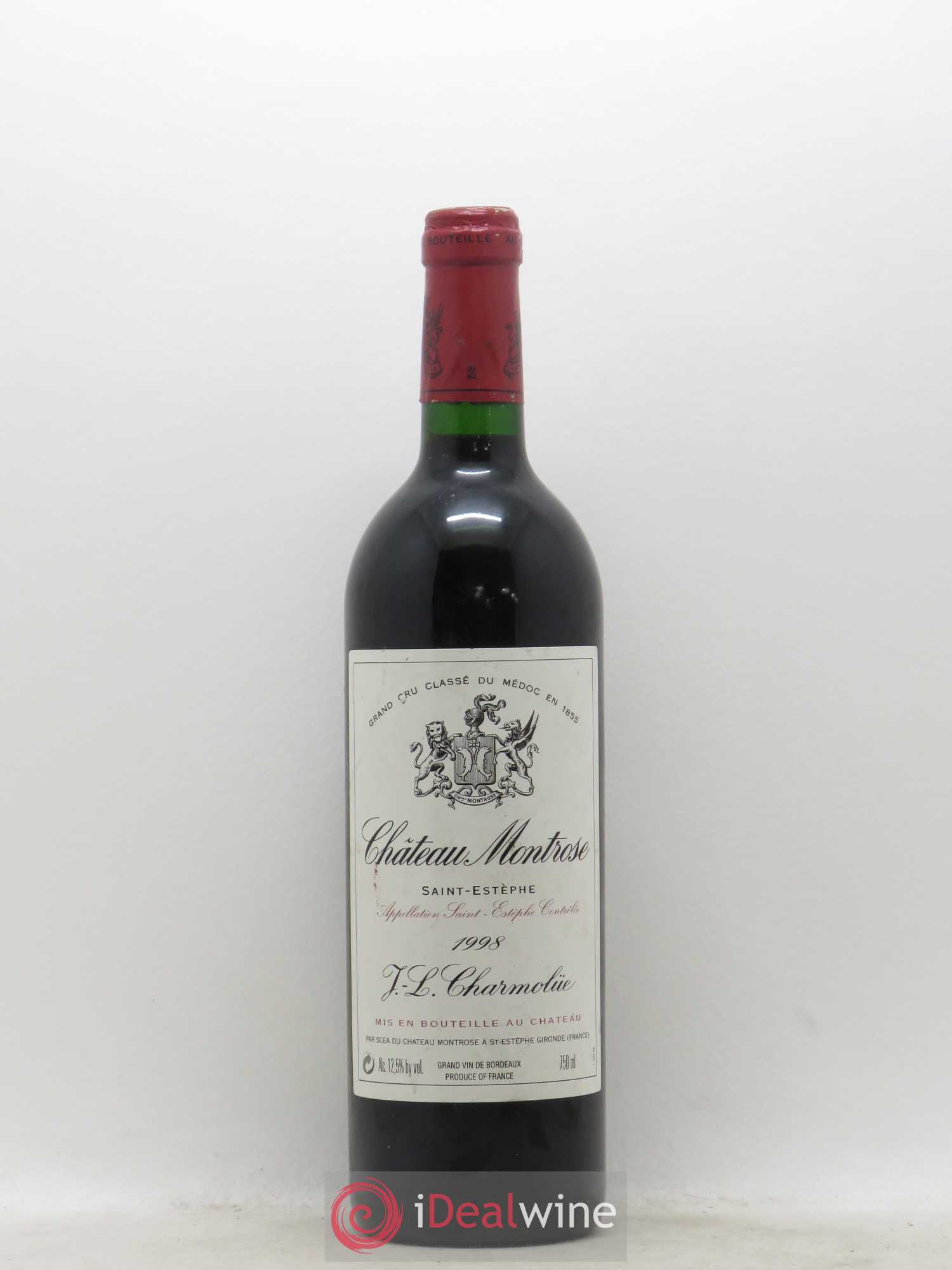 Château Montrose 2ème Grand Cru Classé 1998 - Lot de 1 bouteille - 0