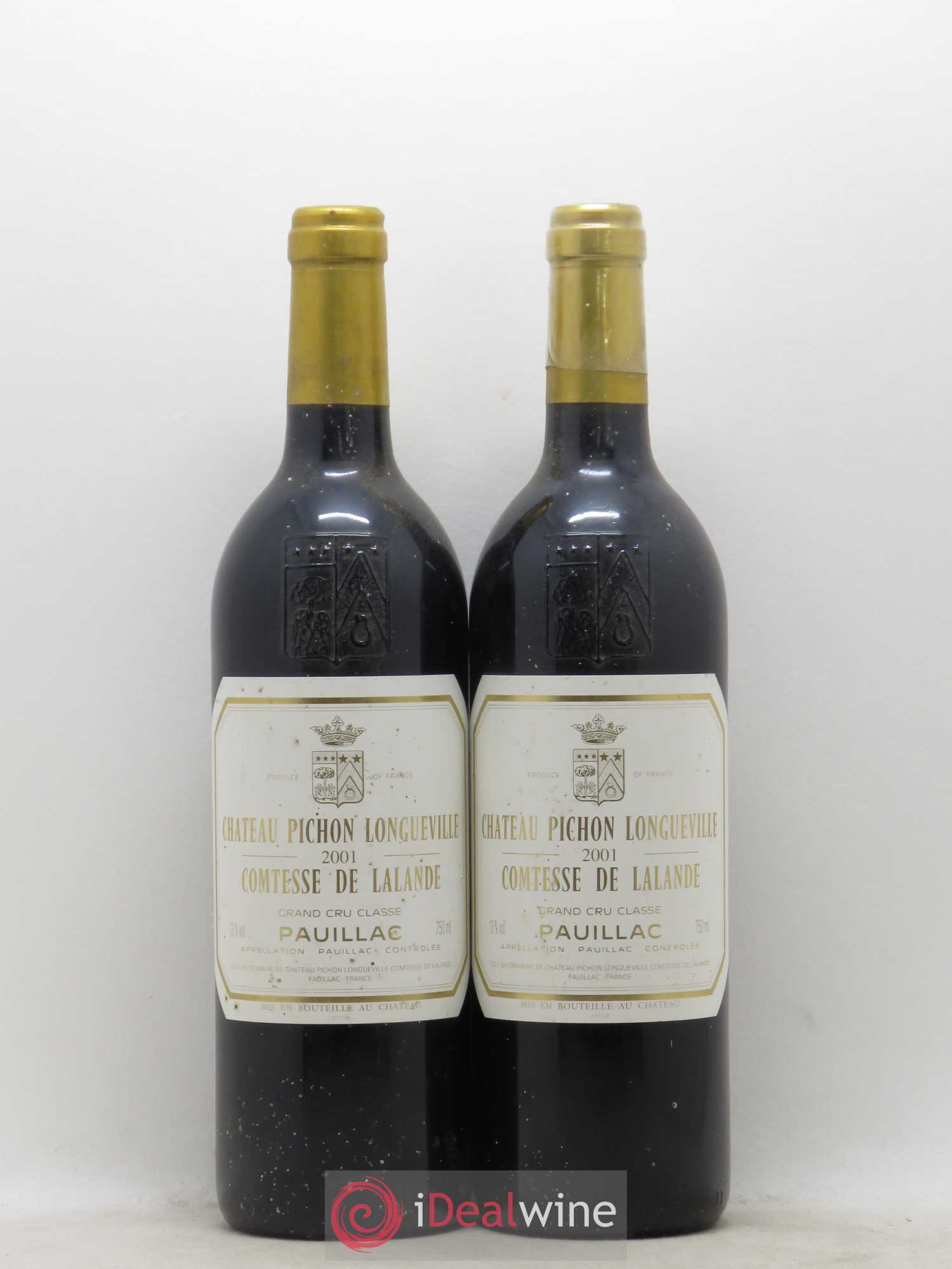 Pichon Longueville Baron 2ème Grand Cru Classé 2001 - Lot de 2 bouteilles - 0
