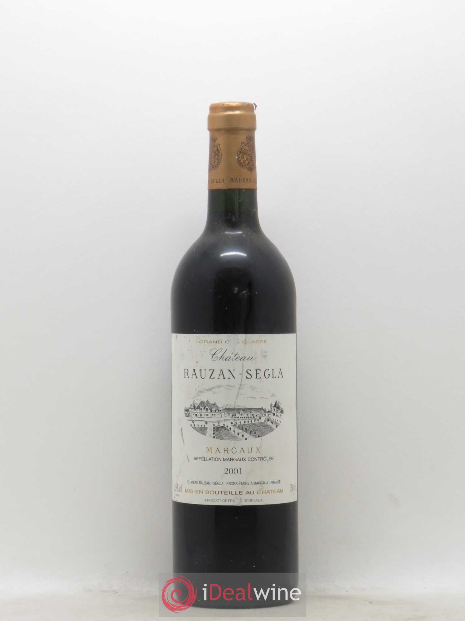 Château Rauzan Ségla Grand Cru Classé 2001 - Lot de 1 bouteille - 0