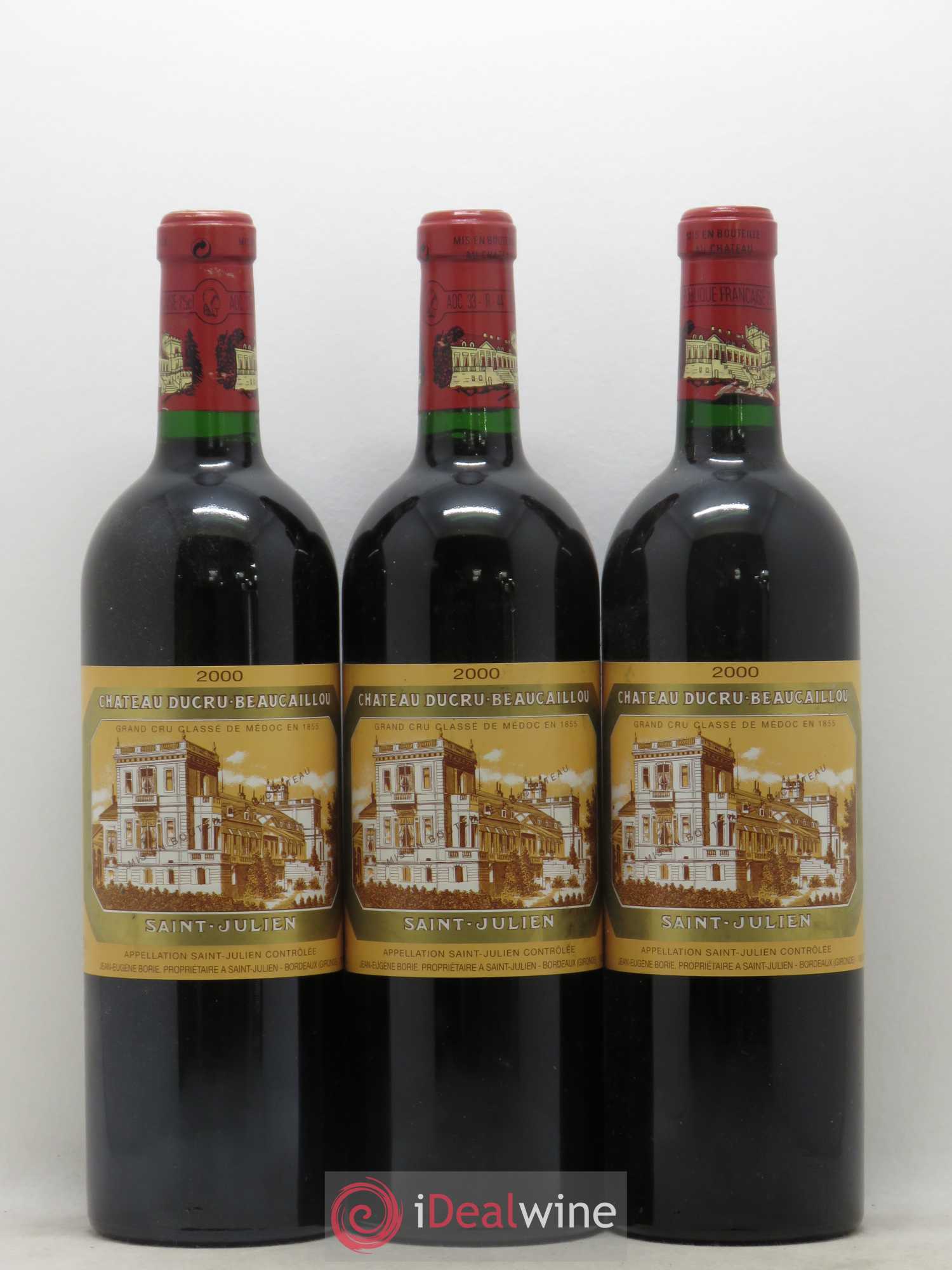 Château Ducru Beaucaillou 2ème Grand Cru Classé 2000 - Lot de 3 bouteilles - 0