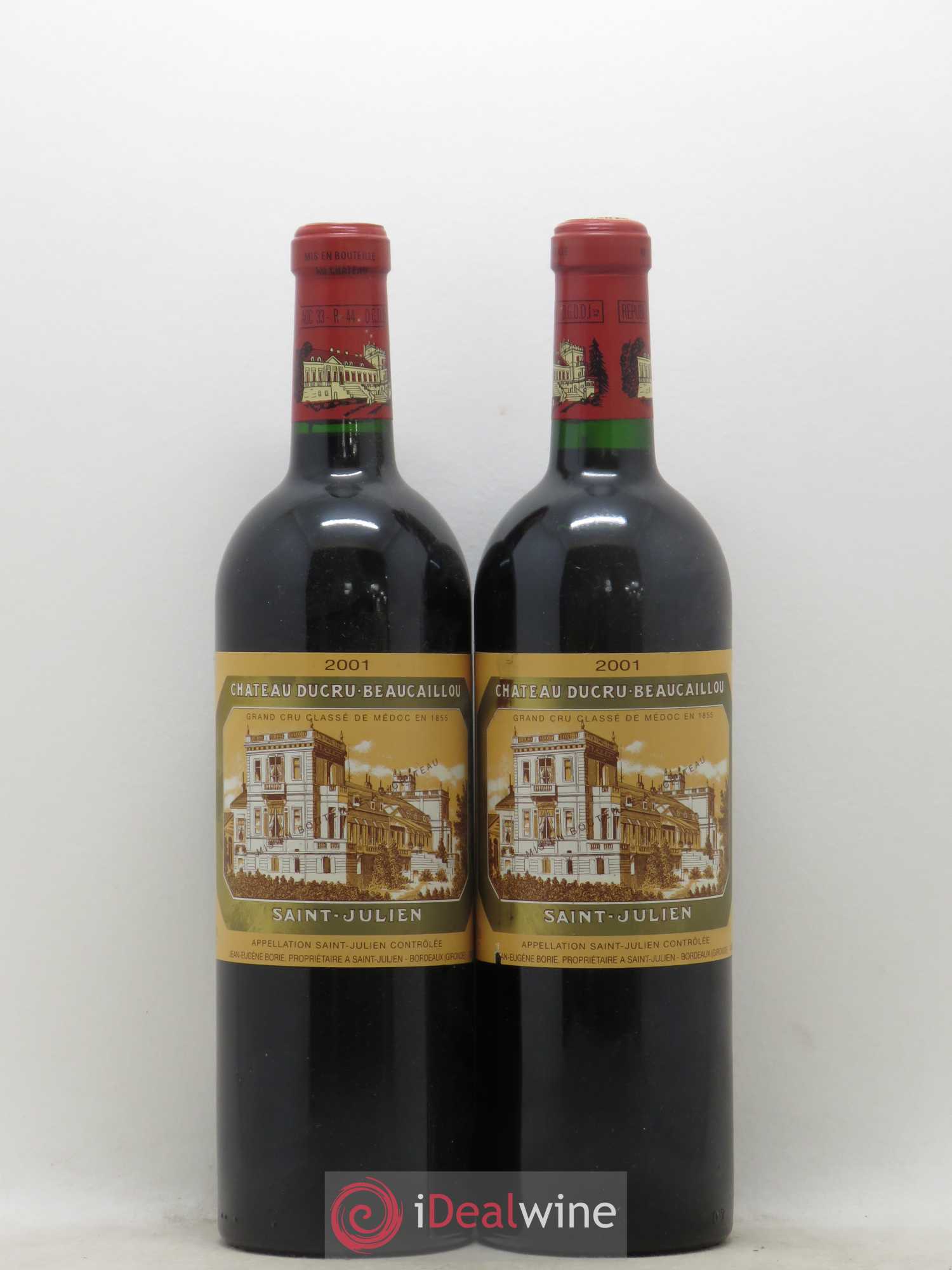Château Ducru Beaucaillou 2ème Grand Cru Classé 2001 - Lot de 2 bouteilles - 0