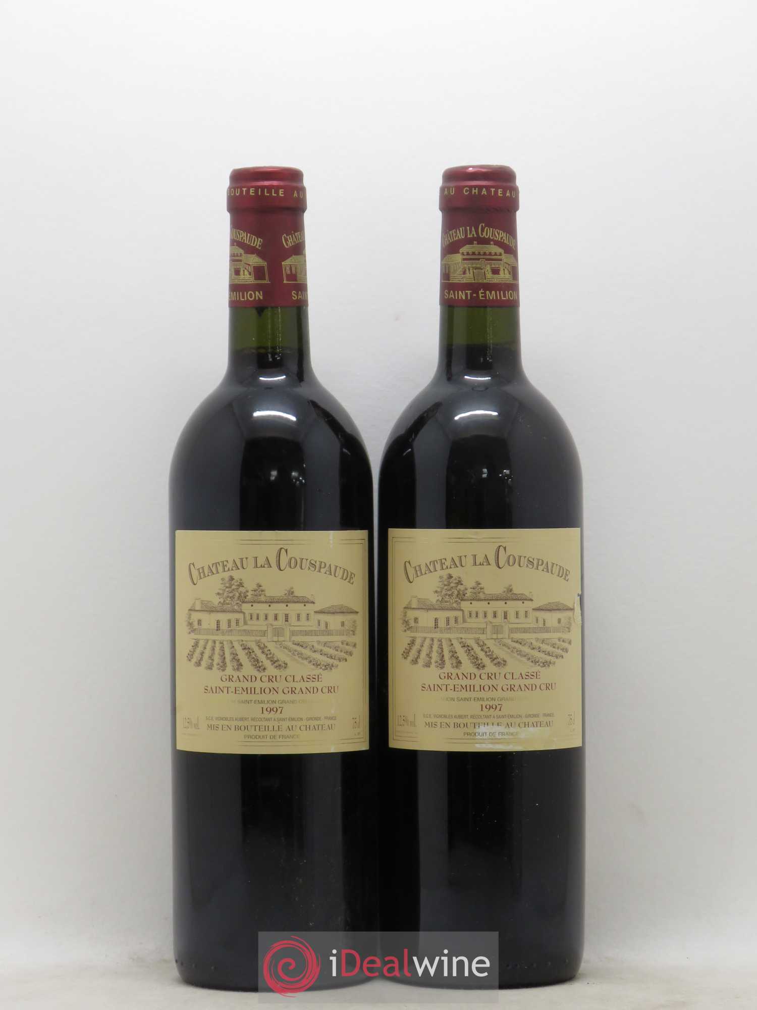Château la Couspaude Grand Cru Classé 1997 - Lot de 2 bouteilles - 0