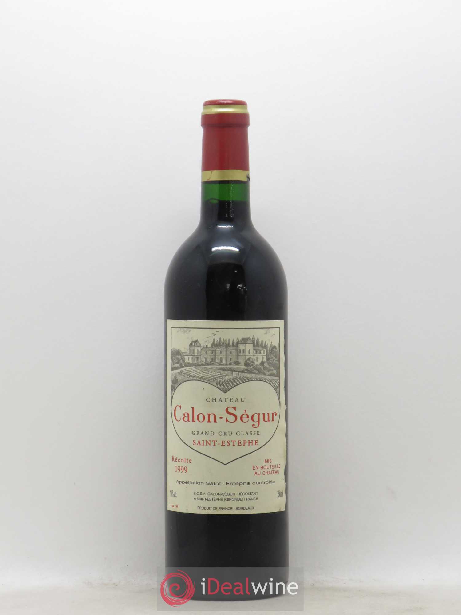 Château Calon Ségur 3ème Grand Cru Classé 1999 - Lot de 1 bouteille - 0