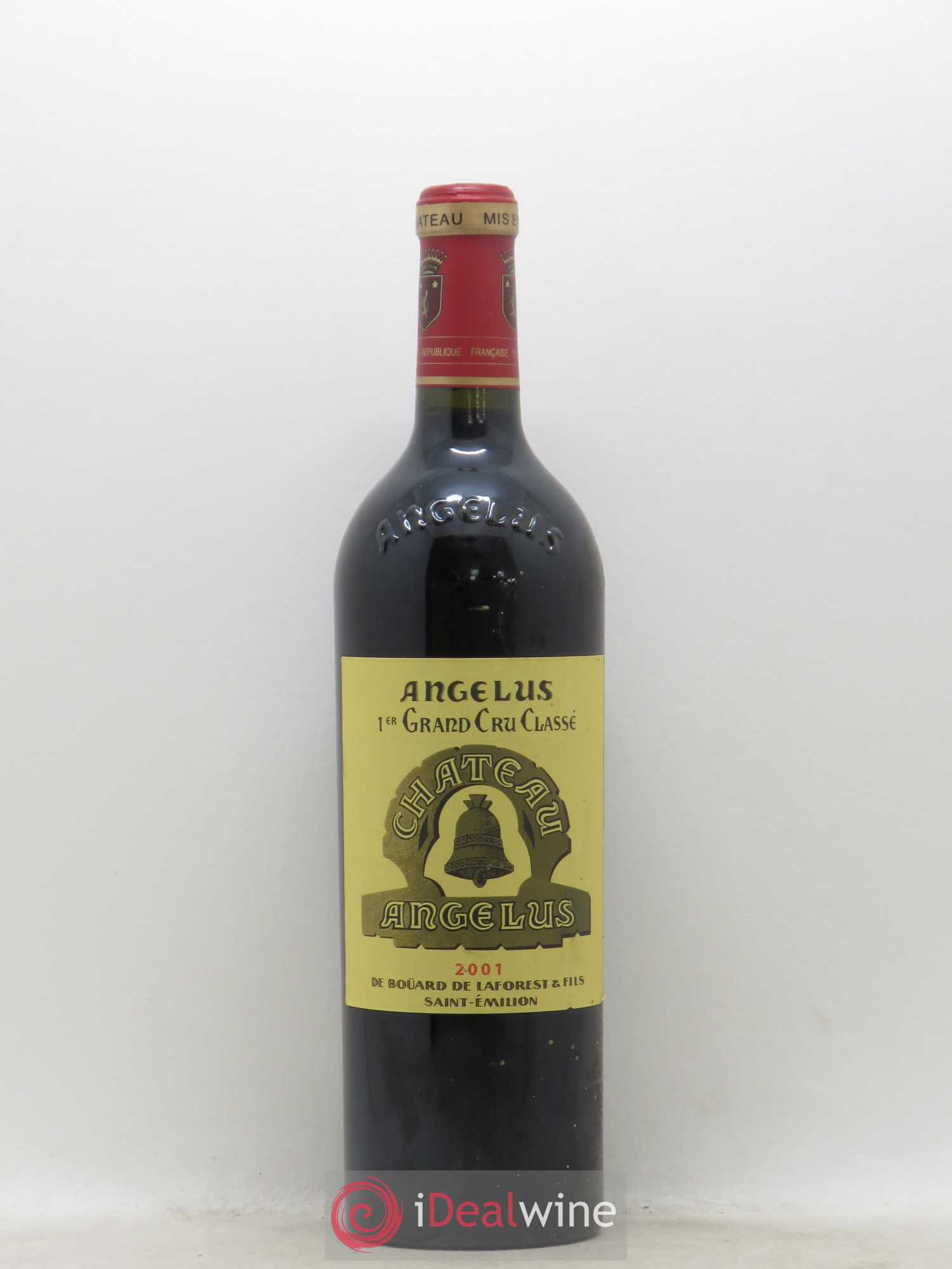 Château Angélus 1er Grand Cru Classé A 2001 - Lot de 1 bouteille - 0