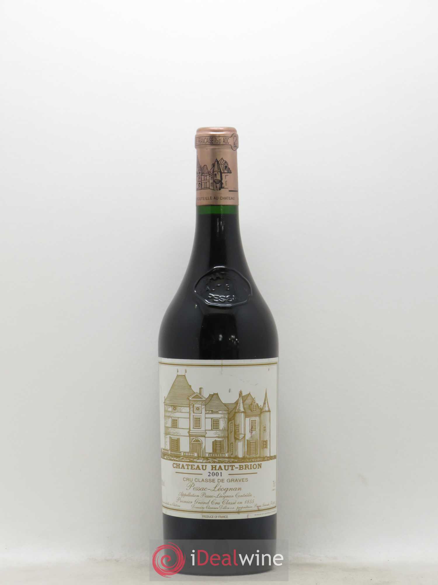 Château Haut Brion 1er Grand Cru Classé 2001 - Lot de 1 bouteille - 0