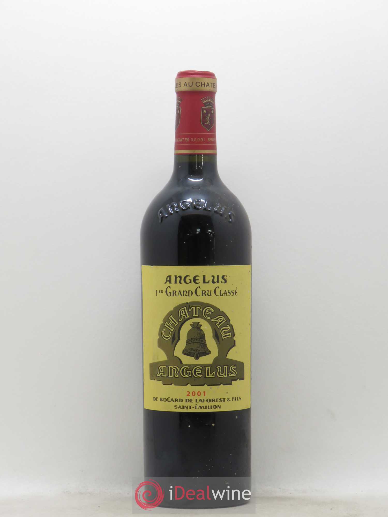 Château Angélus 1er Grand Cru Classé A 2001 - Lot de 1 bouteille - 0