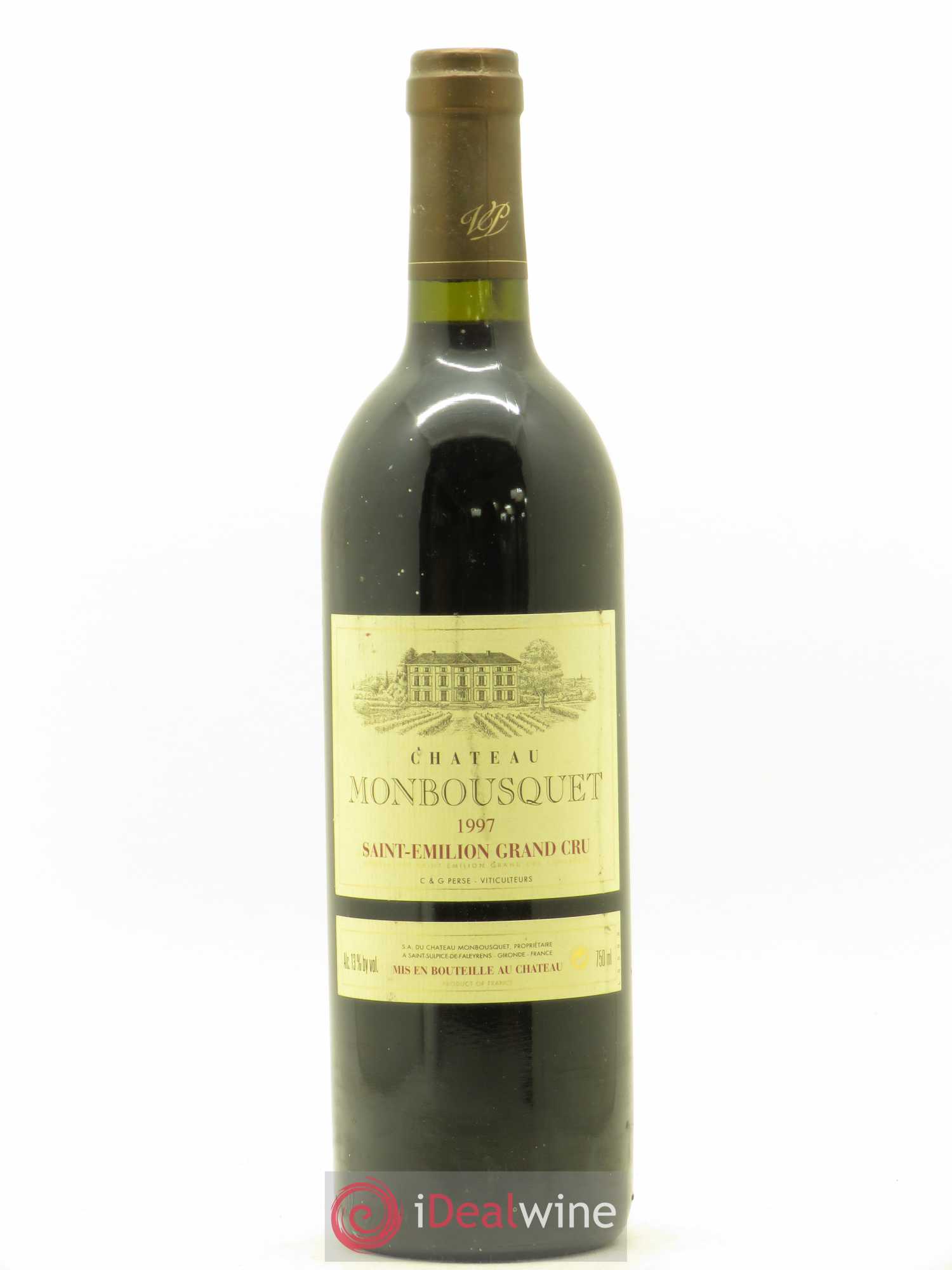 Château Monbousquet Grand Cru Classé 1997 - Lot de 1 bouteille - 0