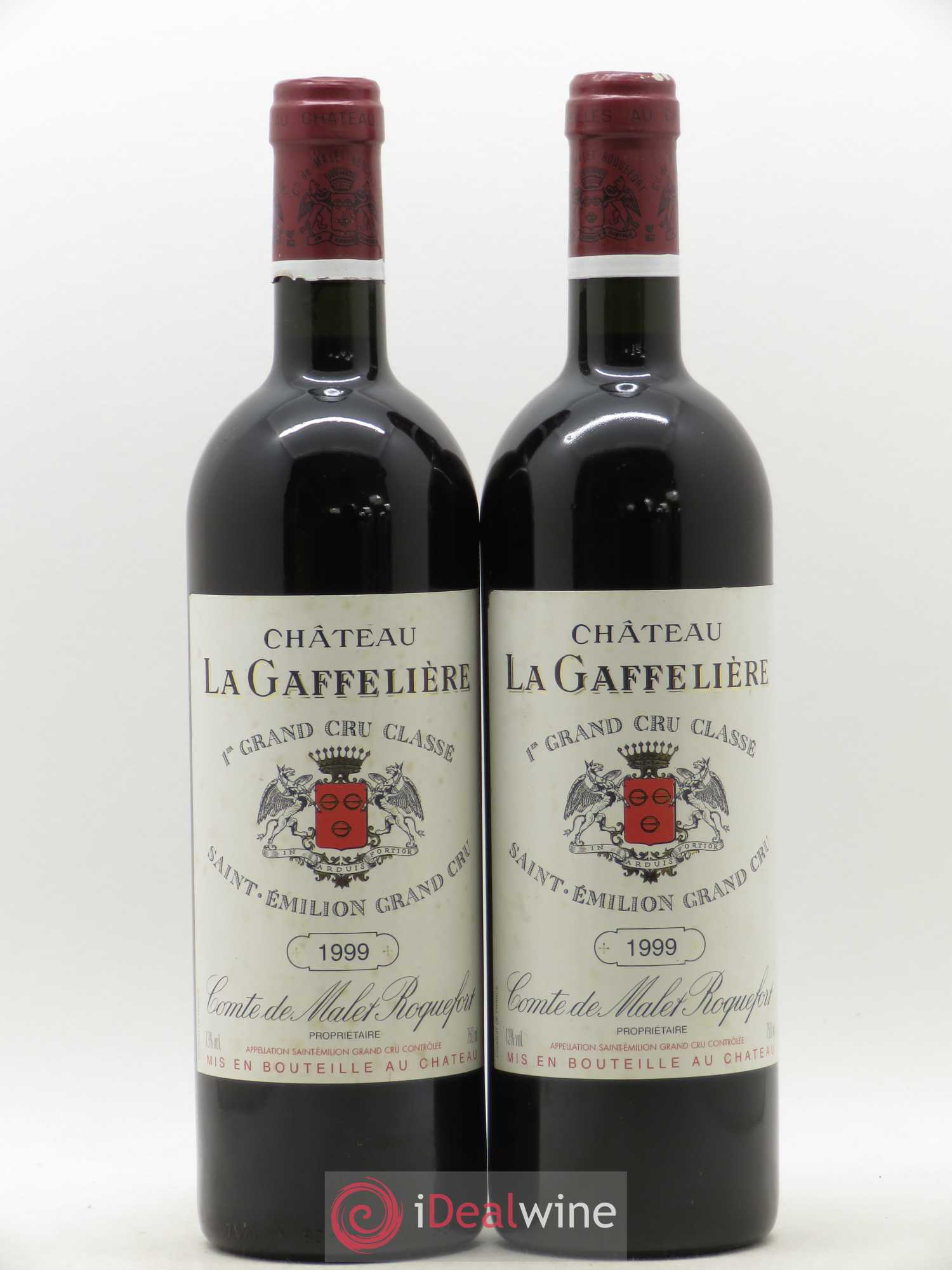 Château la Gaffelière 1er Grand Cru Classé B 1999 - Lot de 2 bouteilles - 0