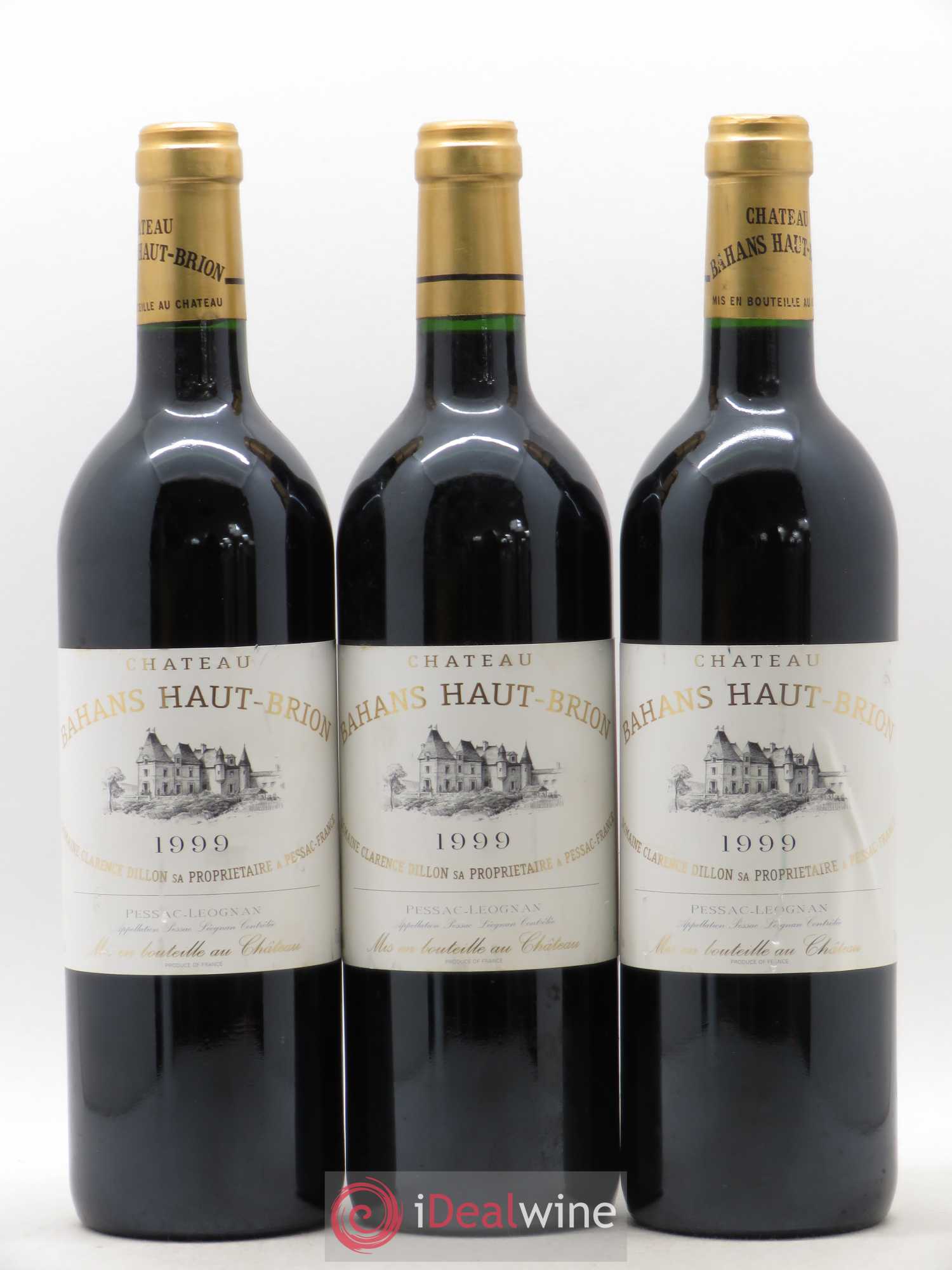 Clarence (Bahans) de Haut-Brion Second Vin 1999 - Lot de 3 bouteilles - 0