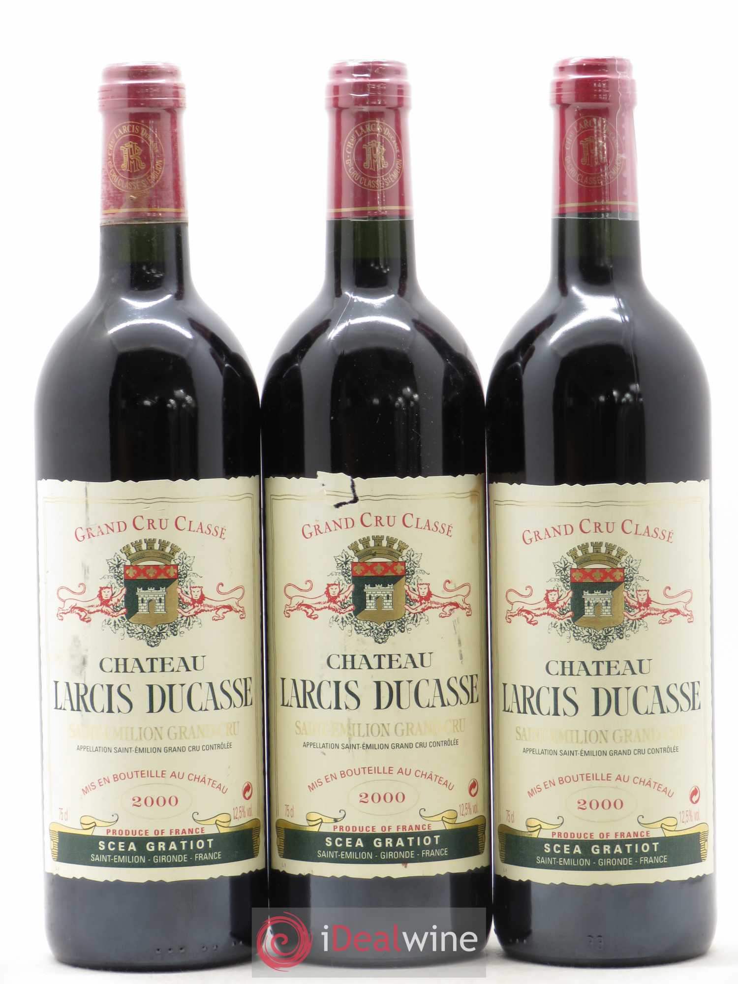 Château Larcis Ducasse 1er Grand Cru Classé B 2000 - Lot de 6 bouteilles - 2