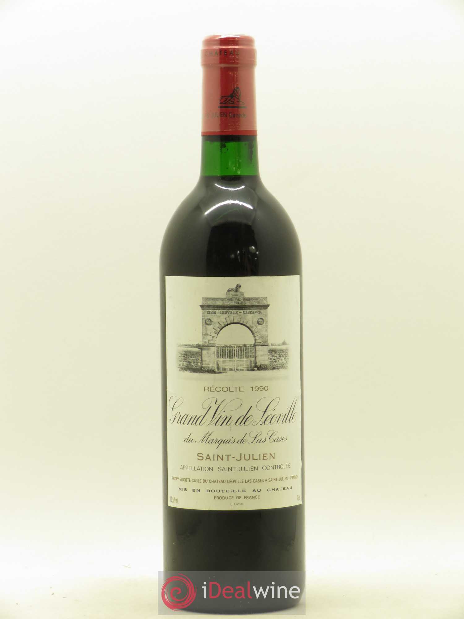Château Léoville Las Cases 2ème Grand Cru Classé 1990 - Lot de 1 bouteille - 0