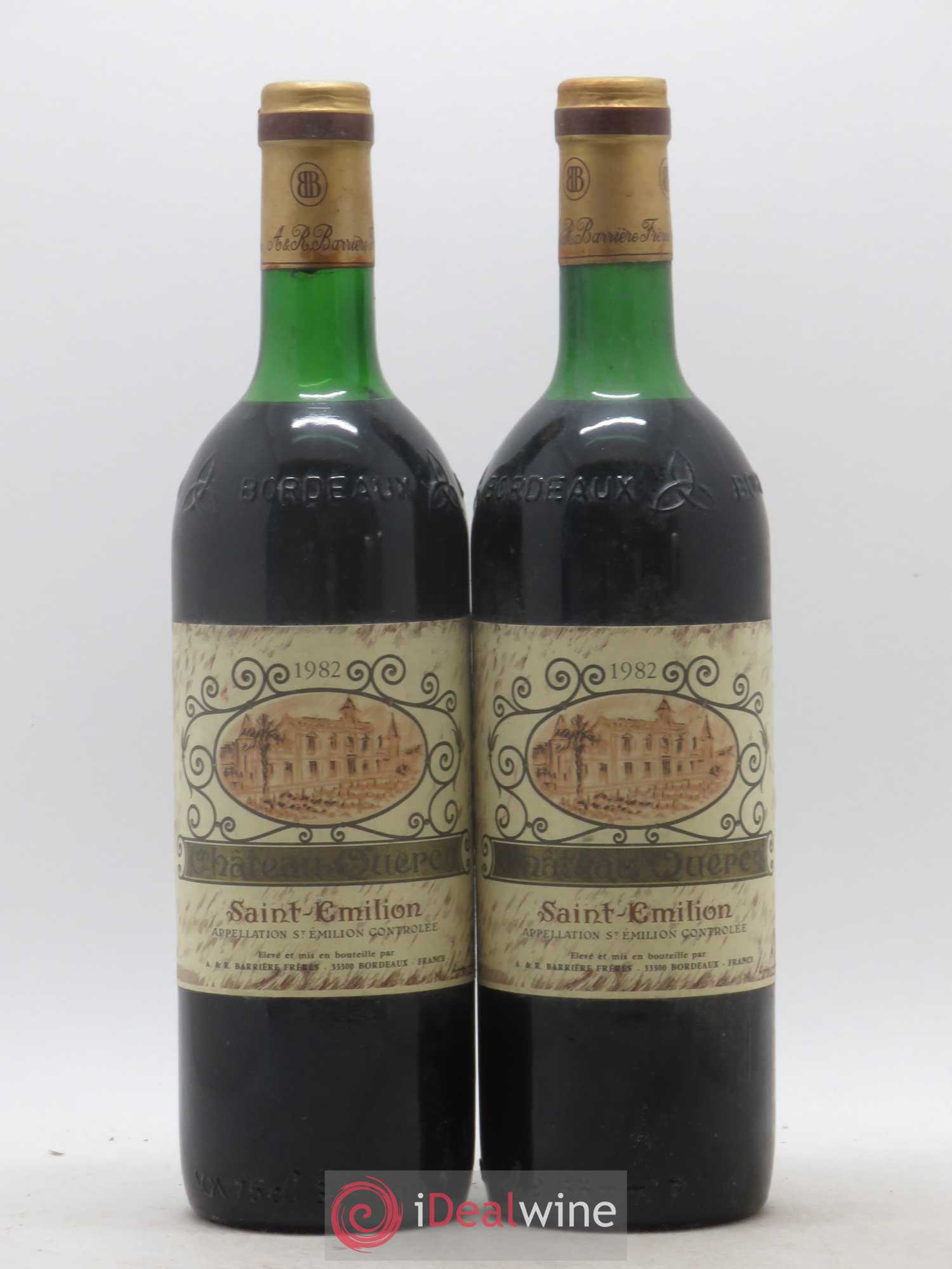 Saint-Émilion Château Quercy 1982 - Posten von 2 Flaschen - 0