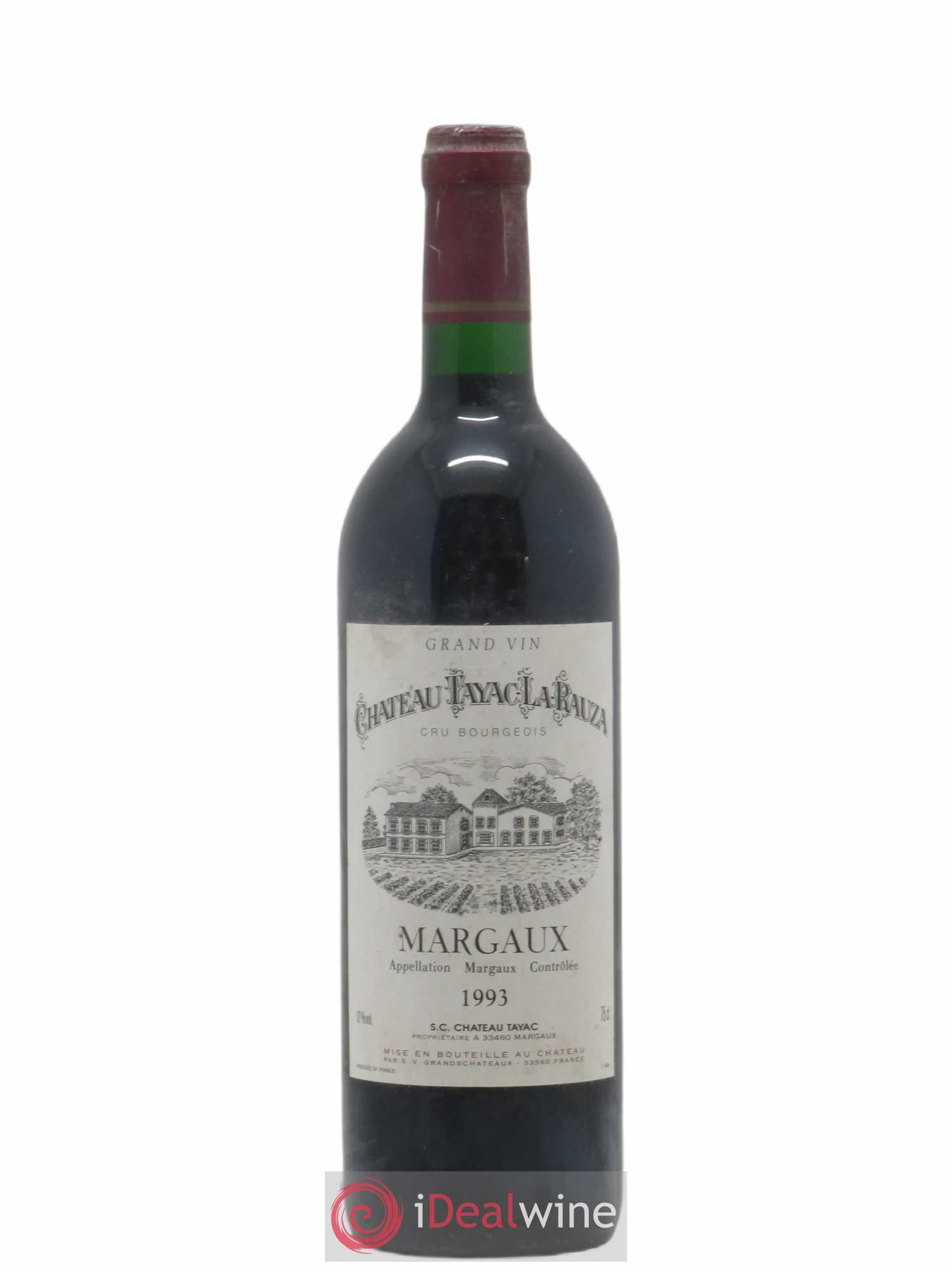 Bordeaux Margaux Château Tayac la Rauza 1993 - Posten von 1 Flasche - 0