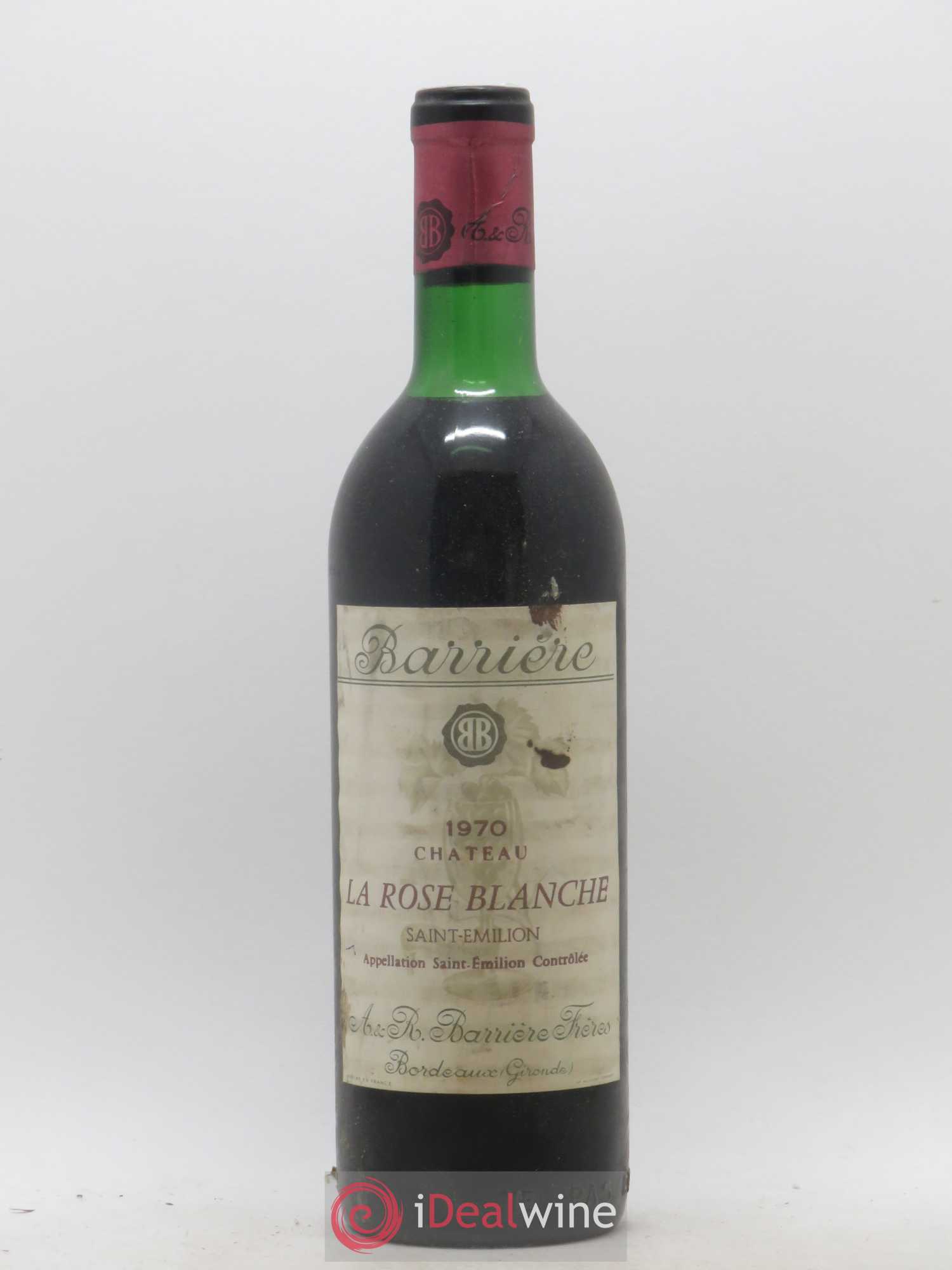 Saint-Émilion Château La Rose Blanche 1970 - Posten von 1 Flasche - 0