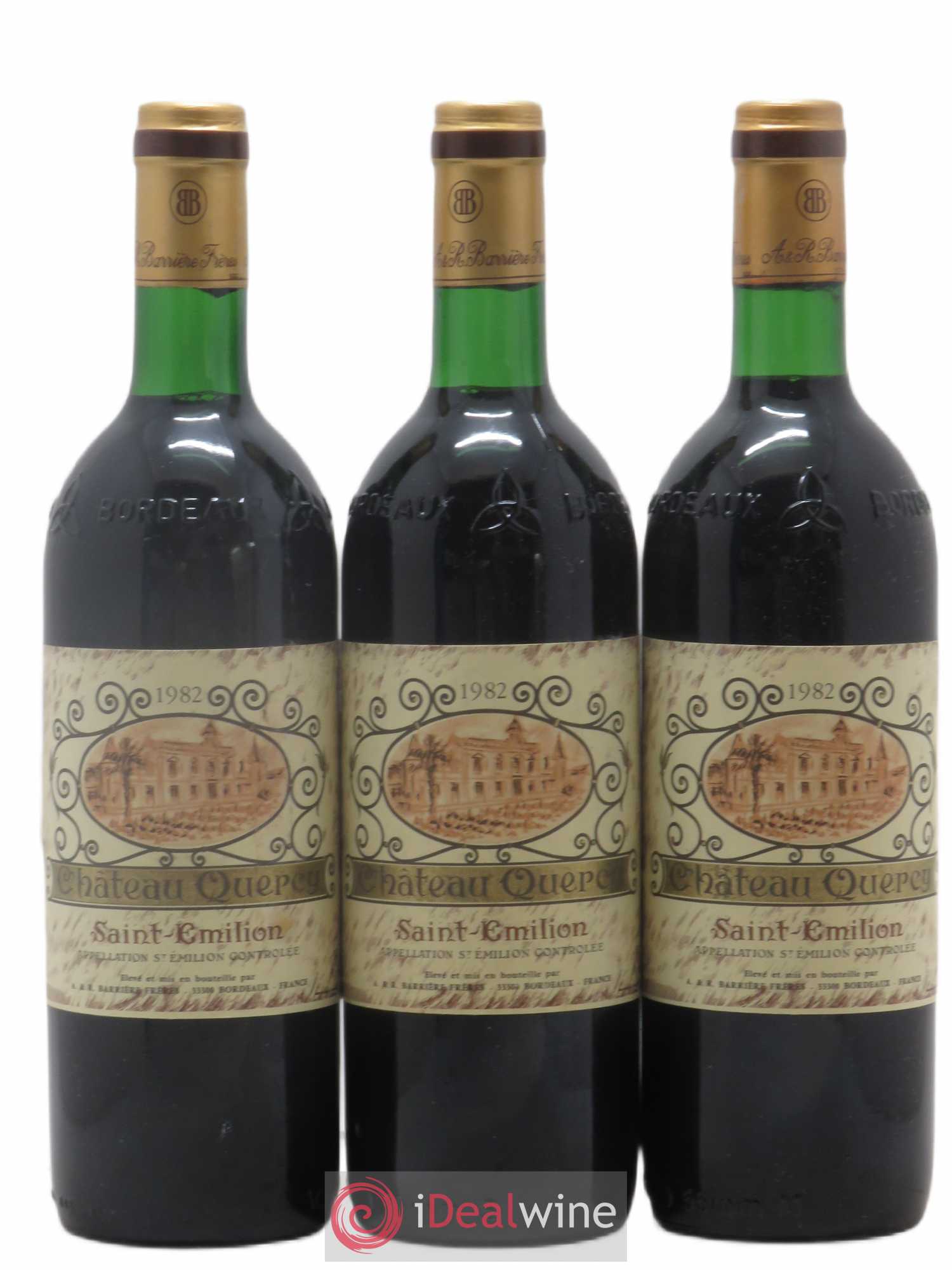 Saint-Émilion Château Quercy 1982 - Posten von 3 Flaschen - 0