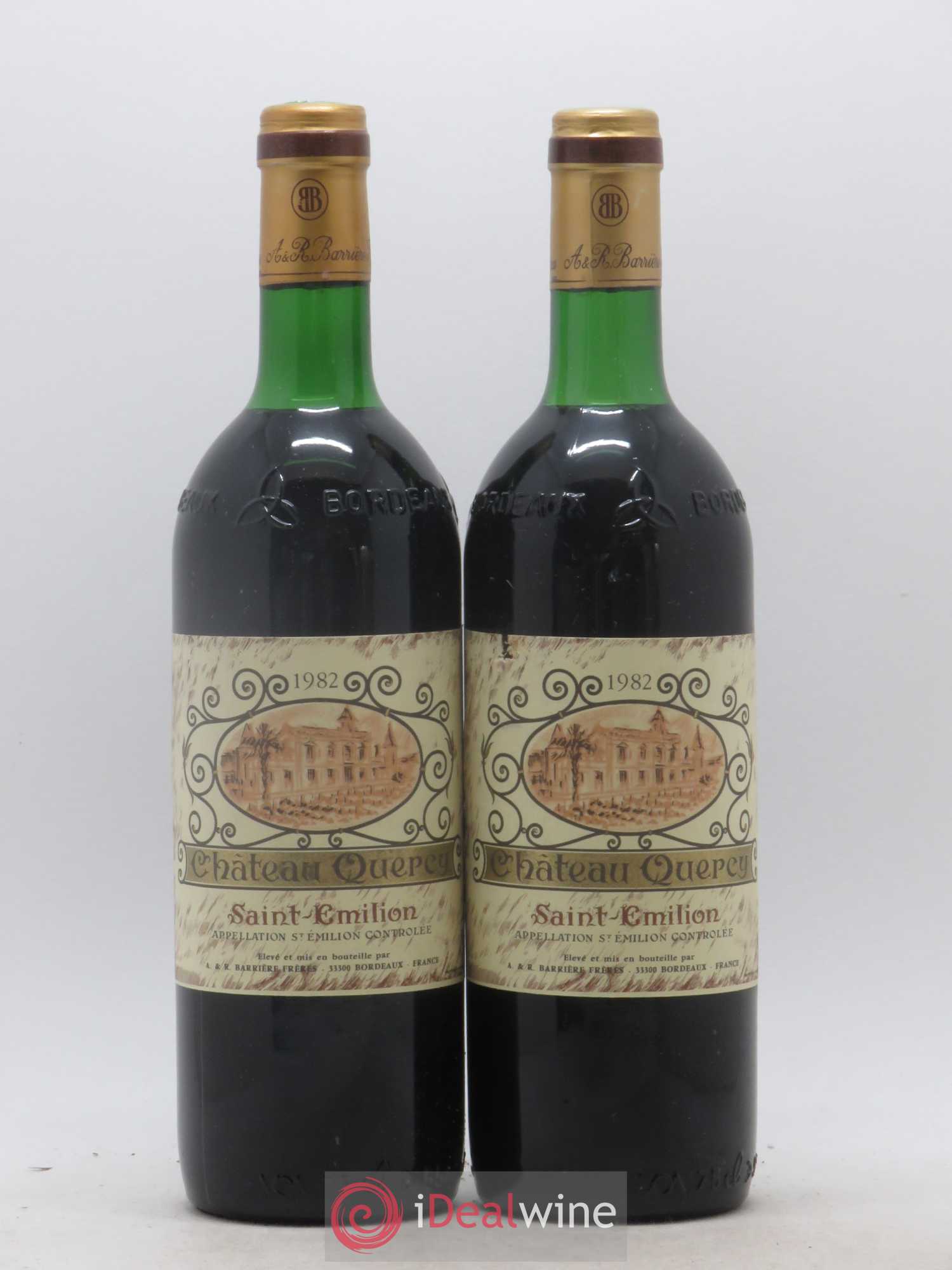 Saint-Émilion Château Quercy 1982 - Posten von 2 Flaschen - 0