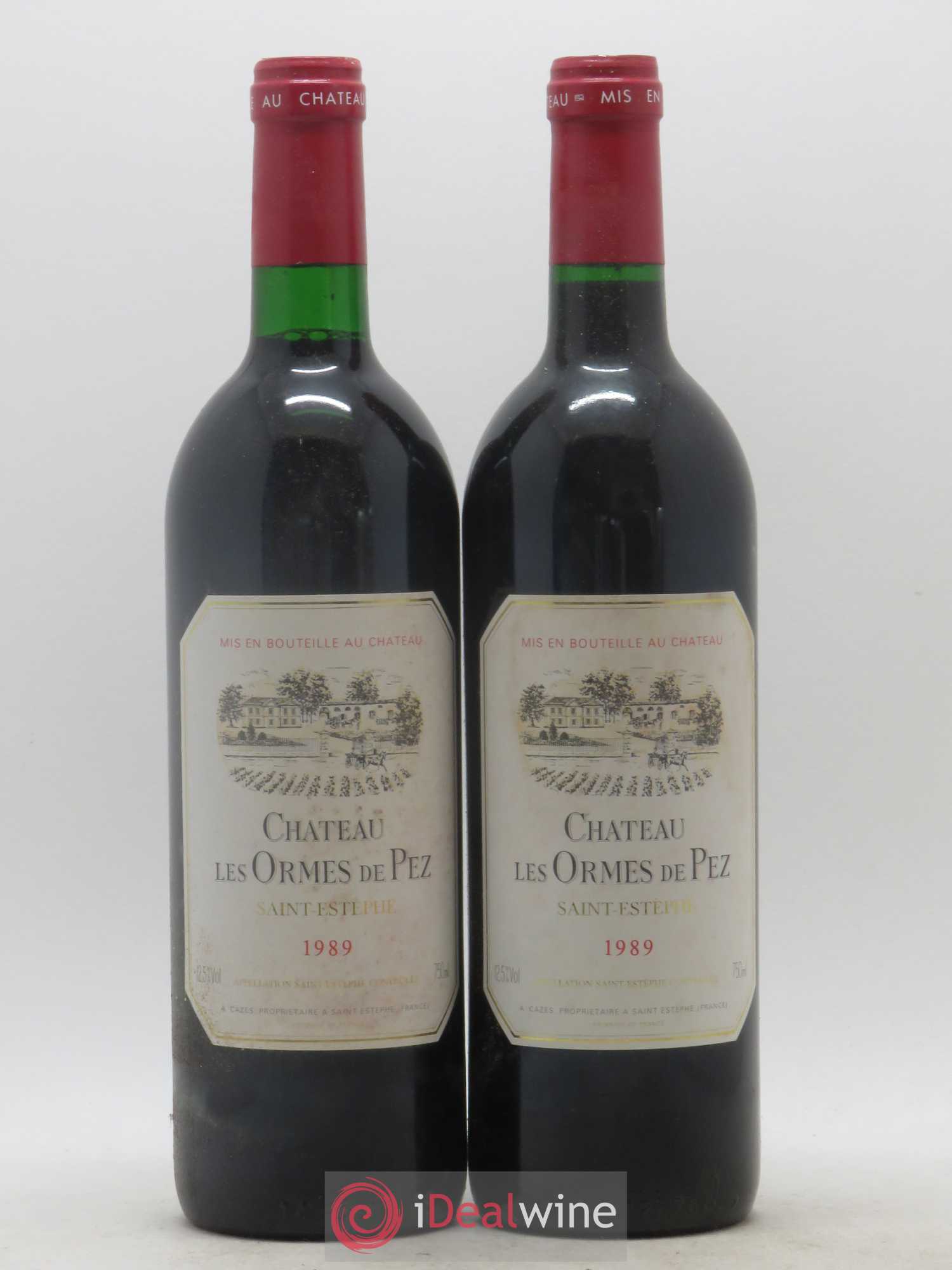 Château les Ormes de Pez 1989 - Lot de 2 bouteilles - 0