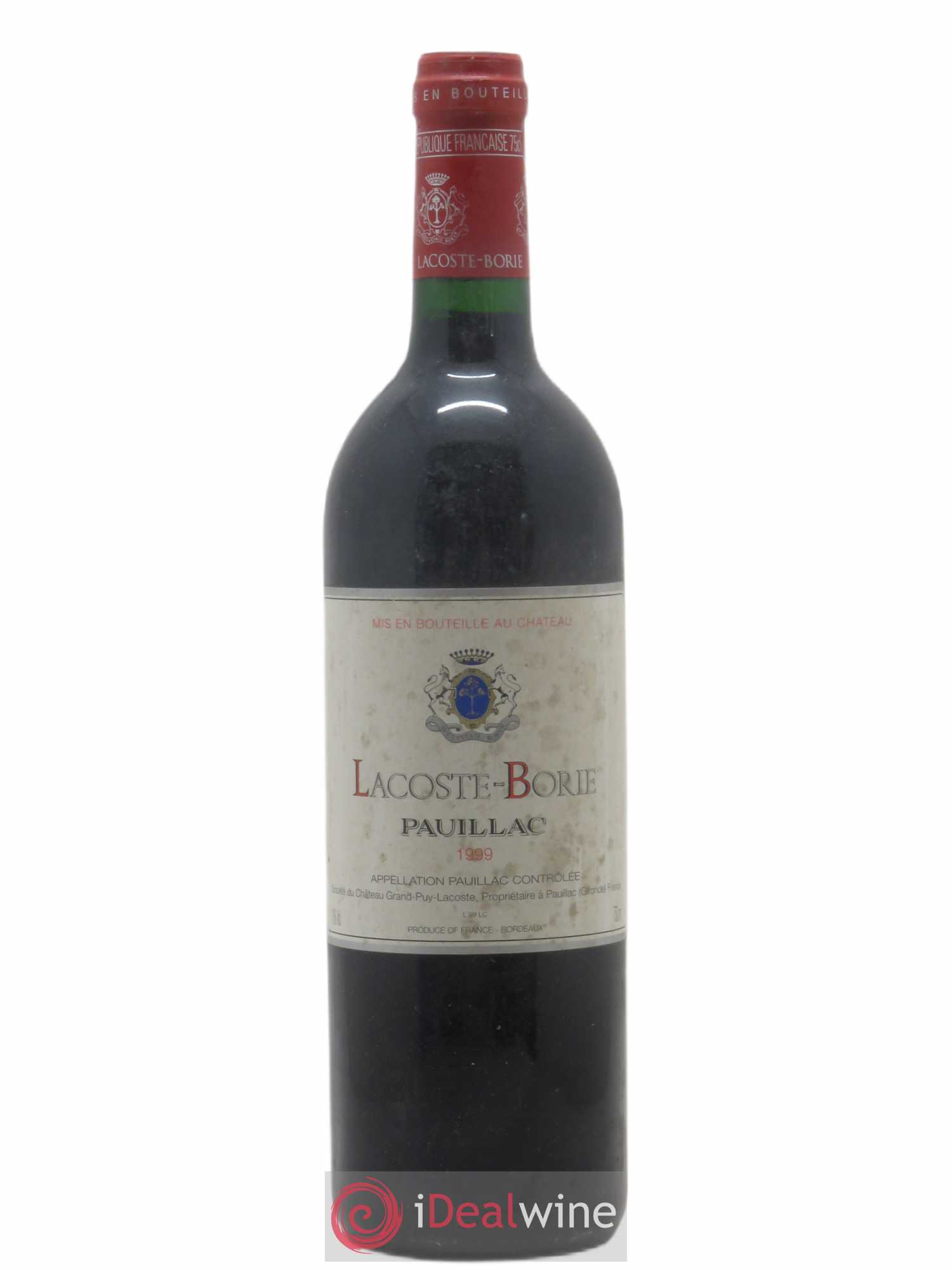 Lacoste Borie 1999 - Lot de 1 bouteille - 0