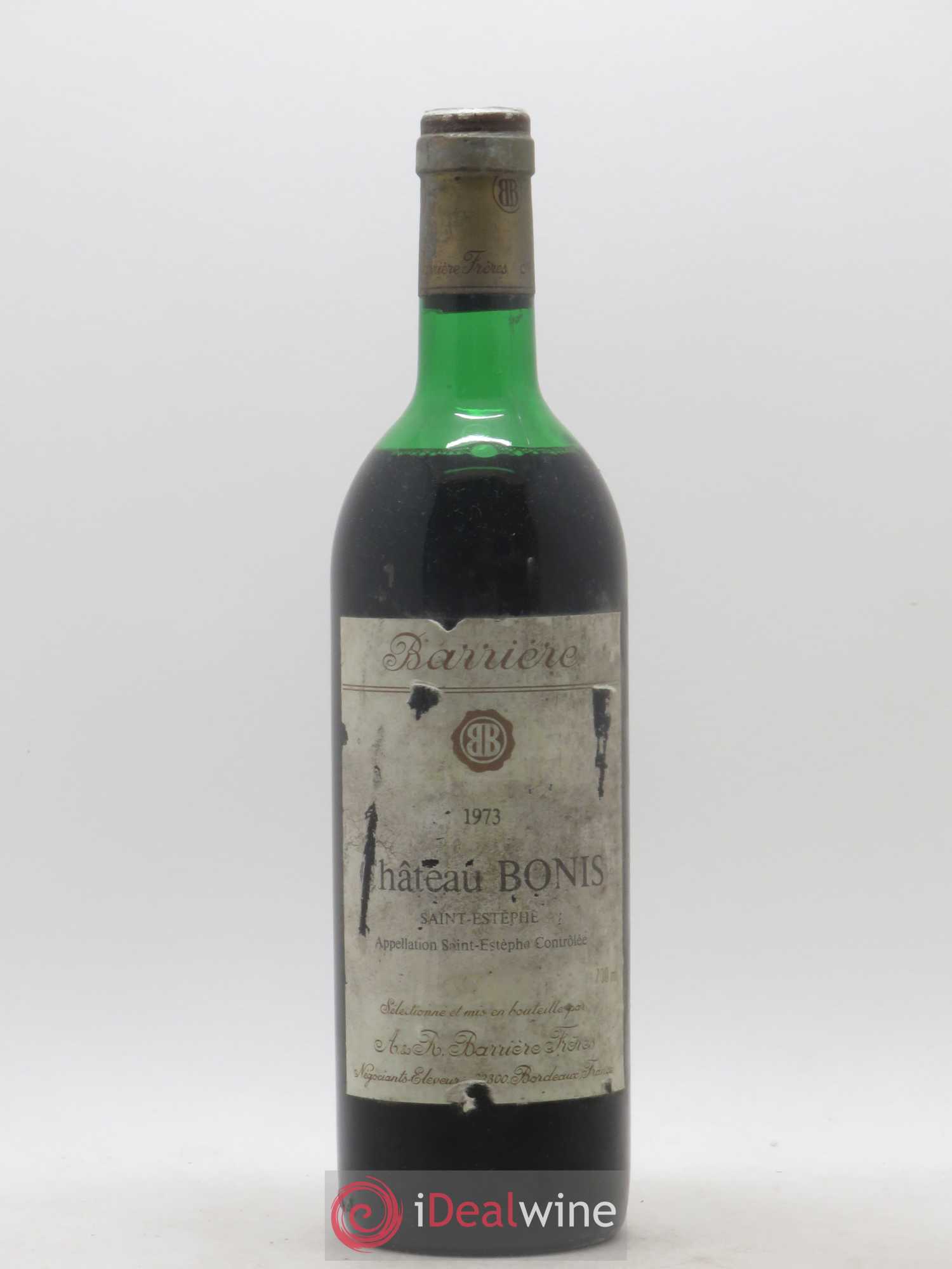 Saint-Estèphe Château Bonis 1973 - Lot de 1 bouteille - 0