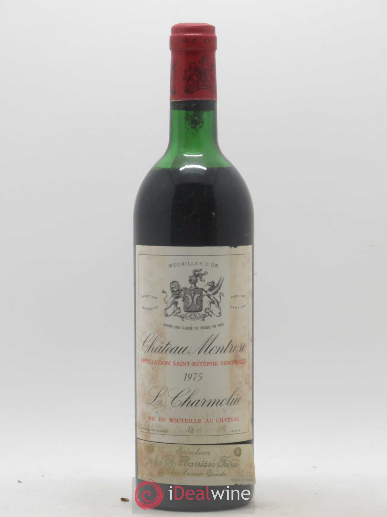 Château Montrose 2ème Grand Cru Classé 1975 - Lot de 1 bouteille - 0
