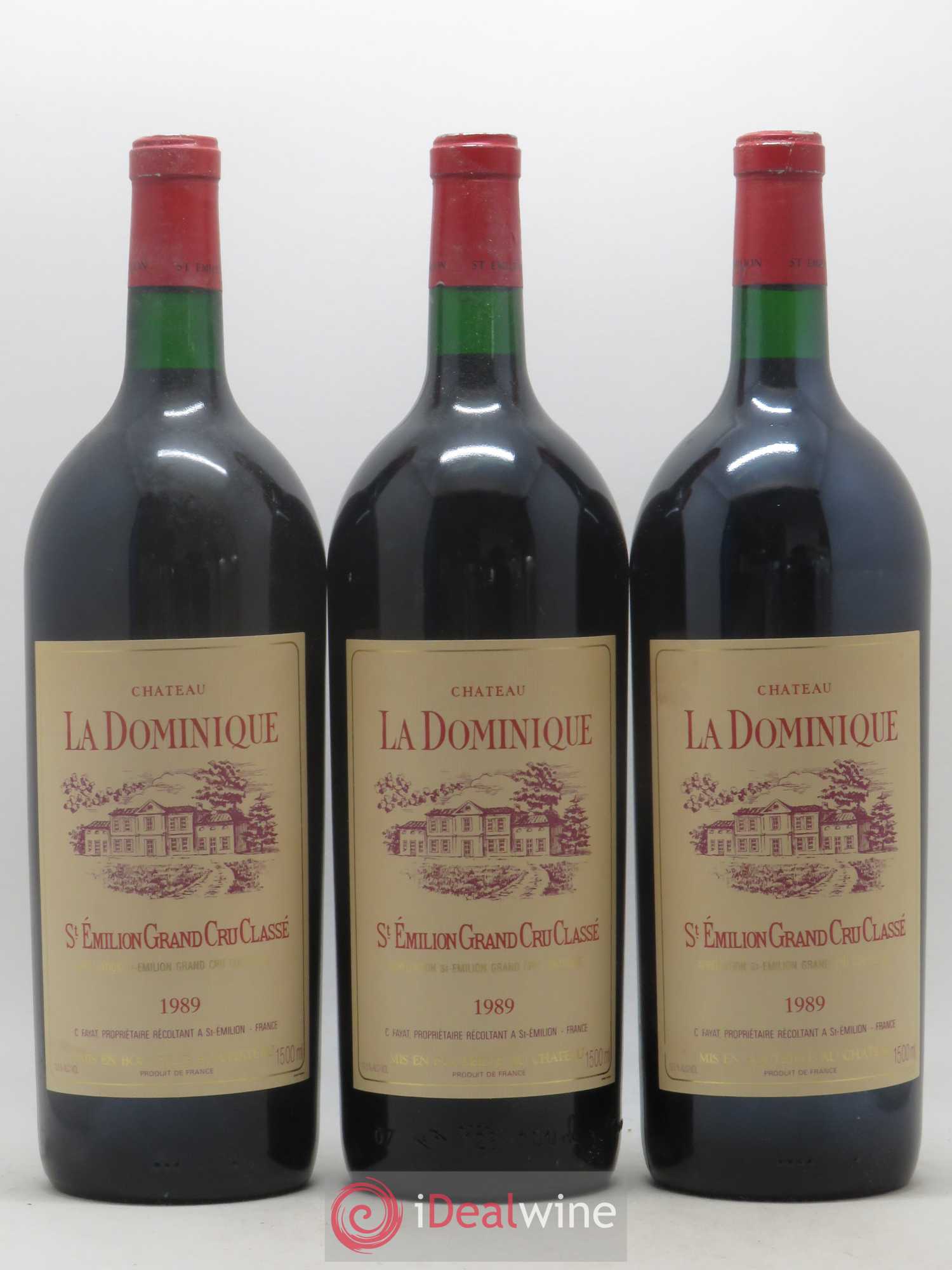 Château la Dominique Grand Cru Classé 1989 - Lot de 6 magnums - 1