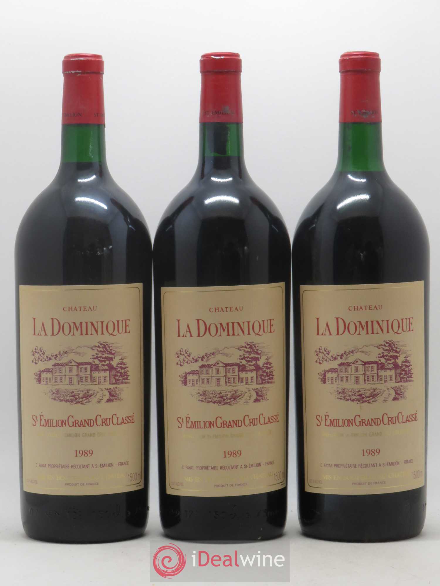 Château la Dominique Grand Cru Classé 1989 - Lot de 6 magnums - 2