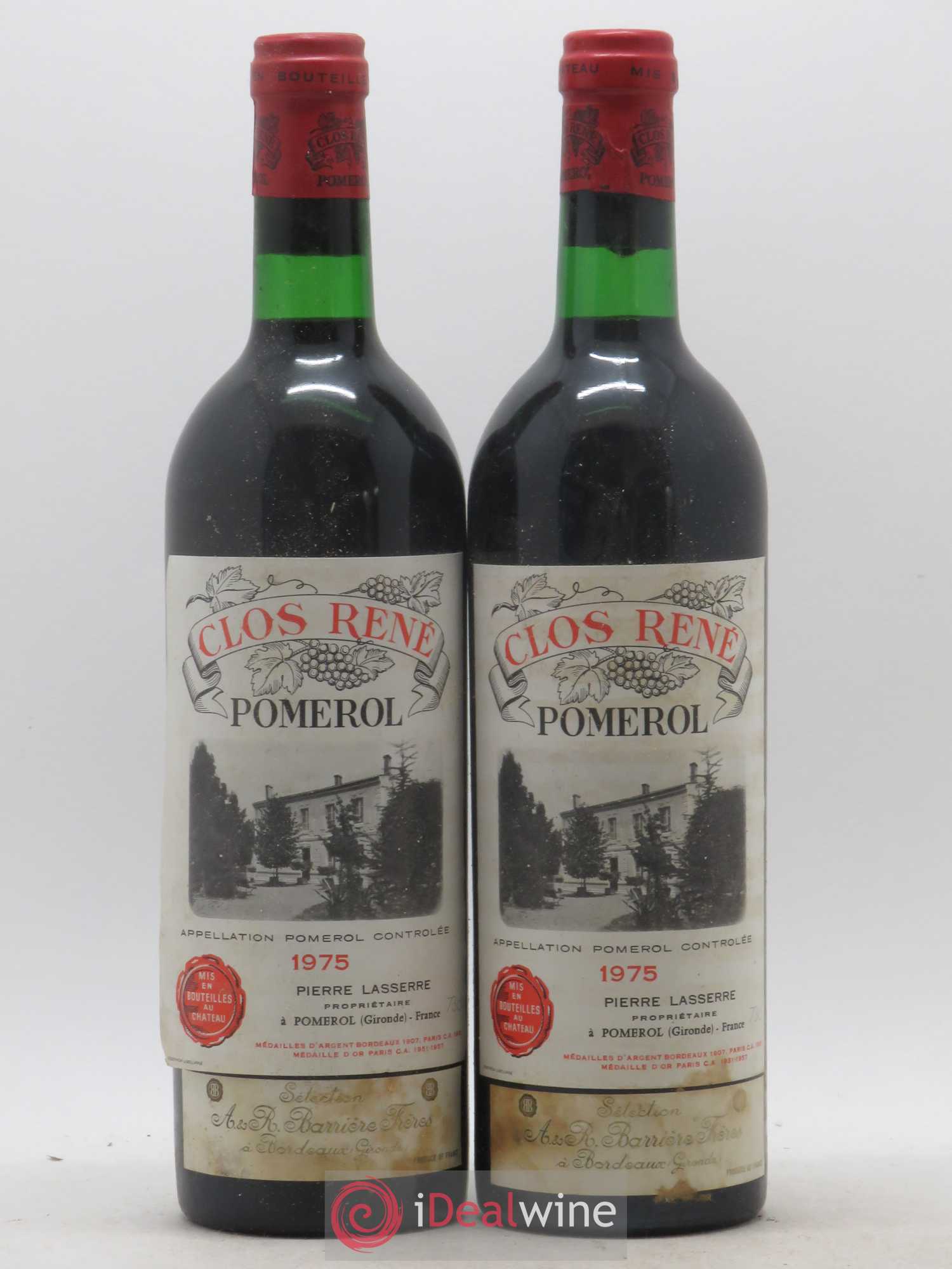 Clos René 1975 - Posten von 2 Flaschen - 0
